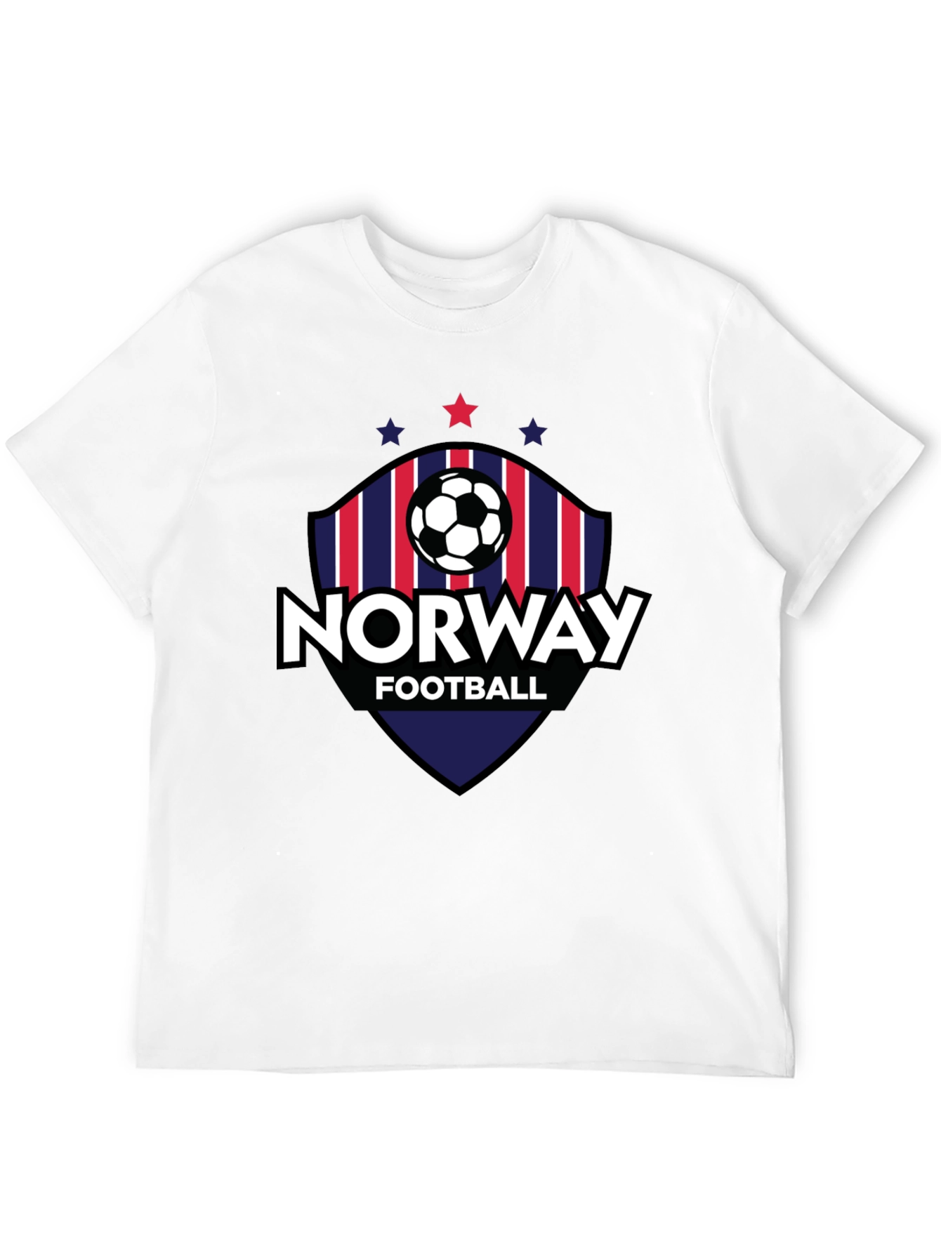 Norway Football Graphic Tee - Black