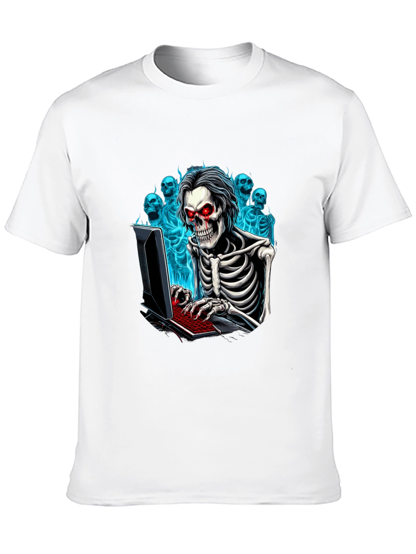 Skeleton Hacker T-Shirt