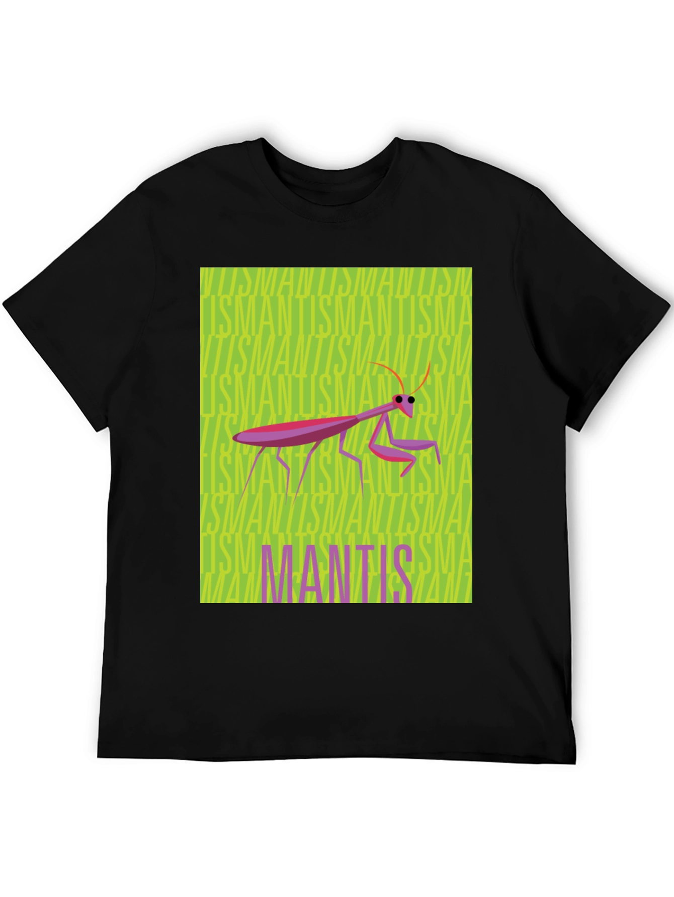 Mantis Graphic Tee - Unique Insect Design T-Shirt