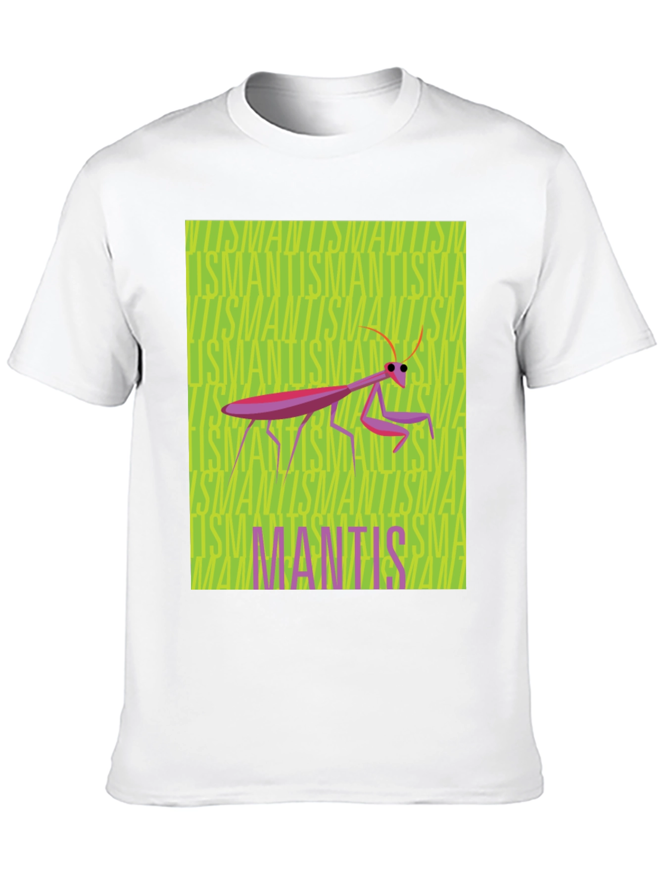 Mantis Graphic Tee - Unique Insect Design T-Shirt