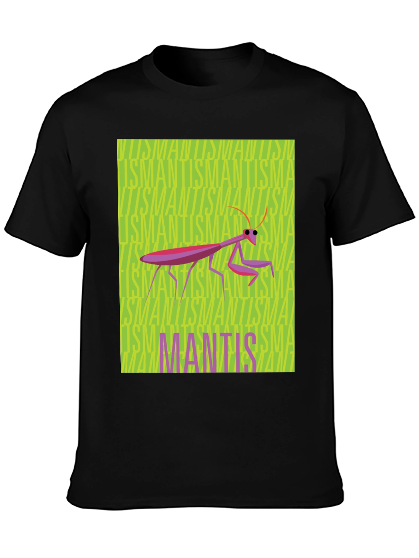 Mantis Graphic Tee - Unique Insect Design T-Shirt