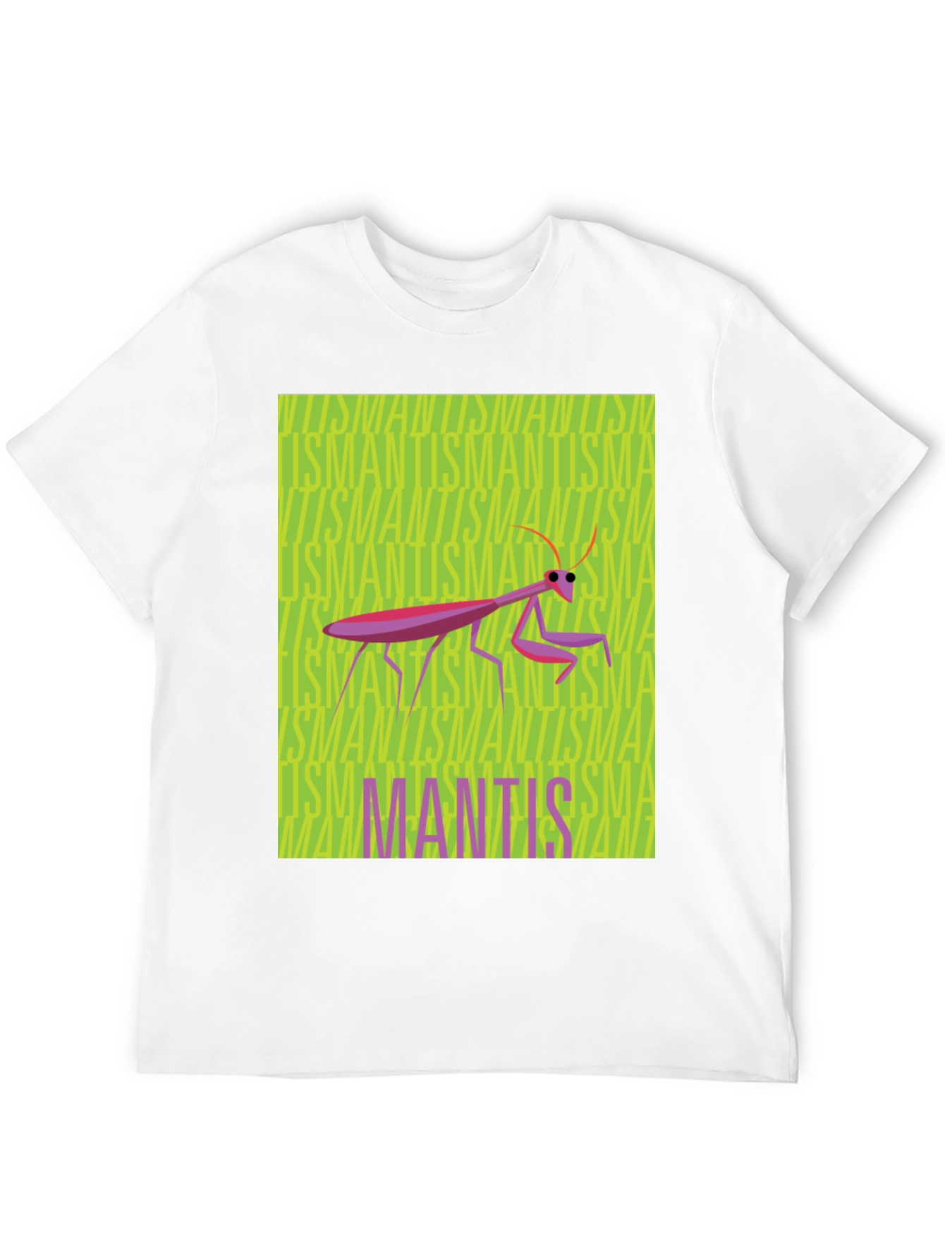 Mantis Graphic Tee - Unique Insect Design T-Shirt