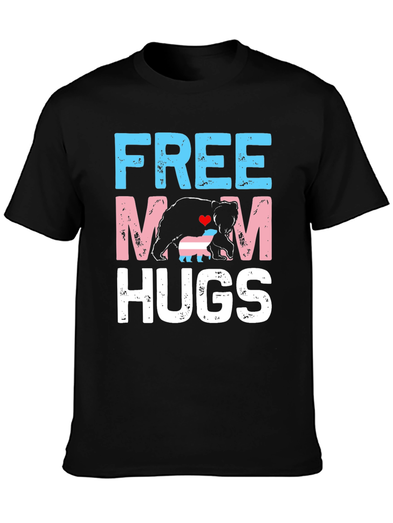 Free Mom Hugs Transgender Bear T-Shirt