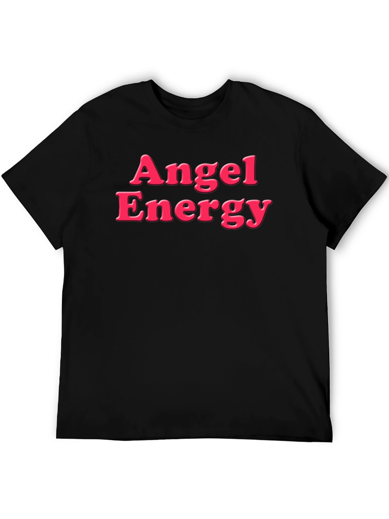 Angel Energy Black Graphic Tee