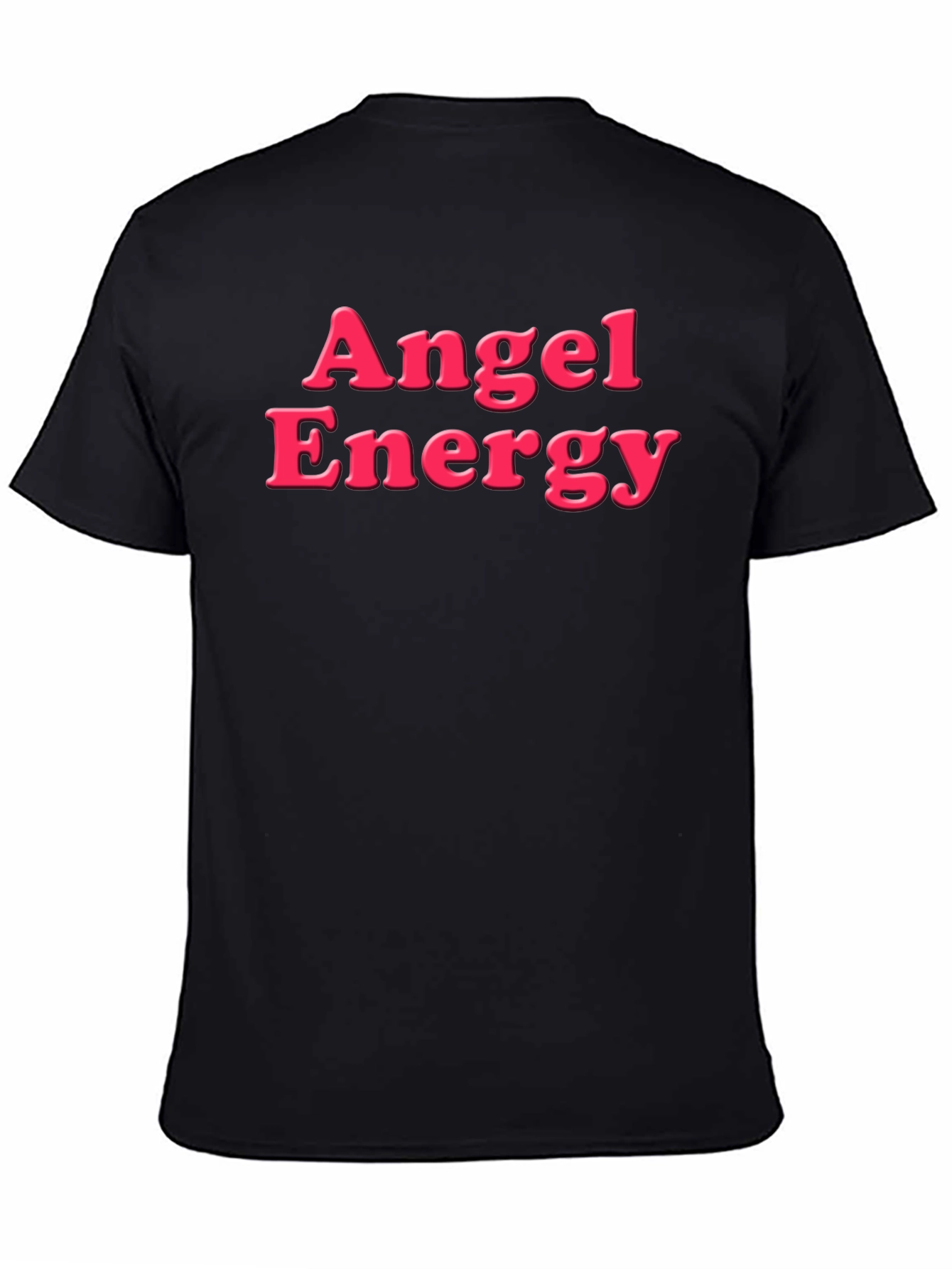 Angel Energy Black Graphic Tee