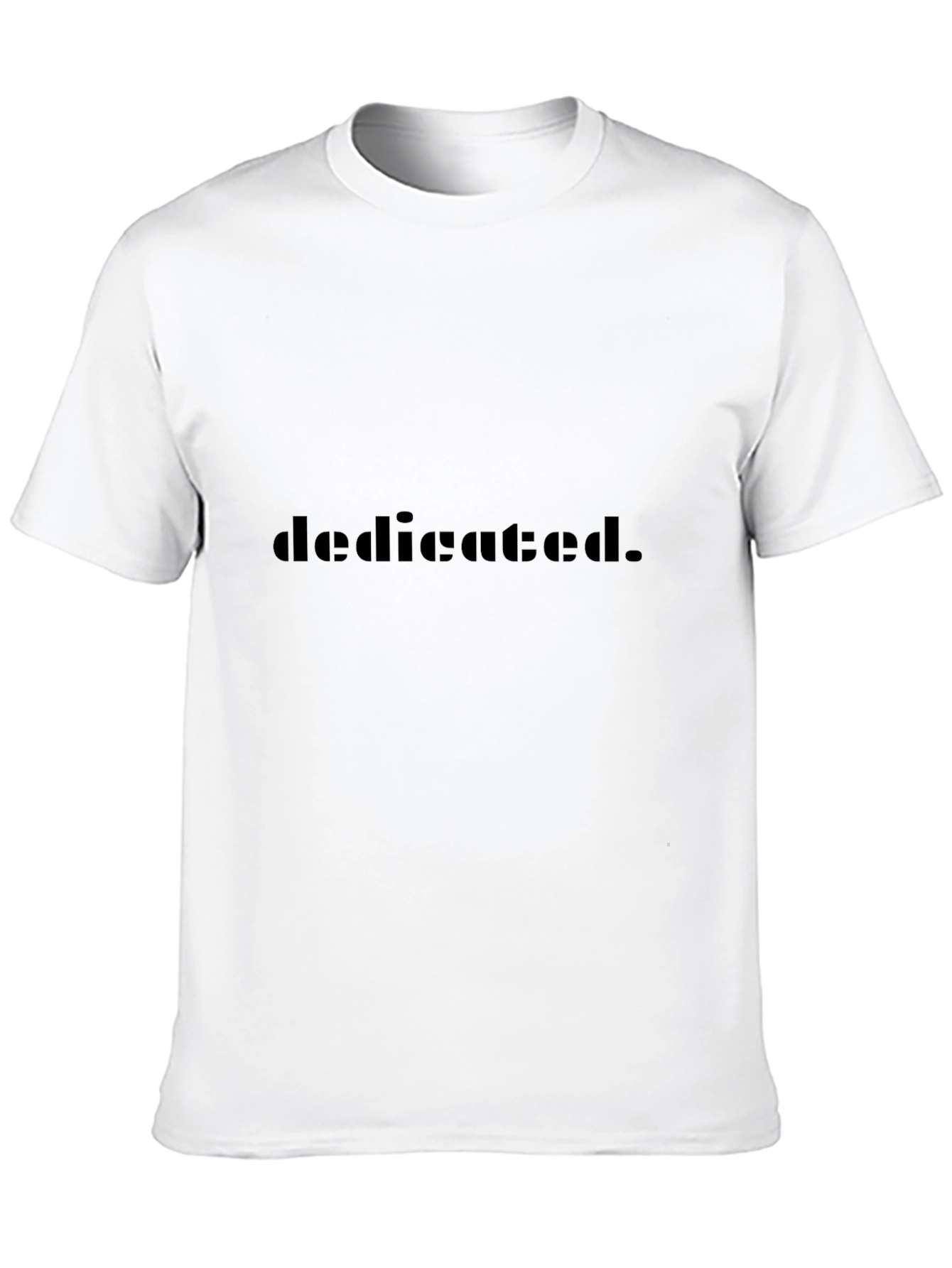 Dedicated Black Graphic Tee - Casual Style