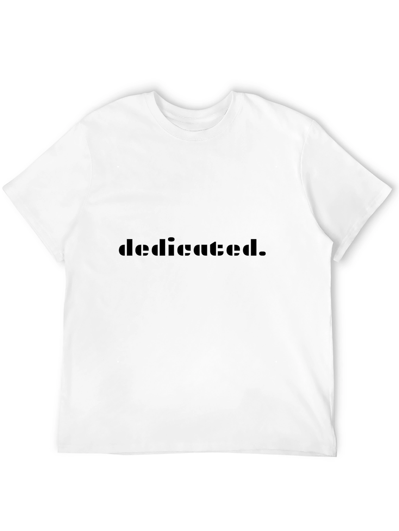 Dedicated Black Graphic Tee - Casual Style