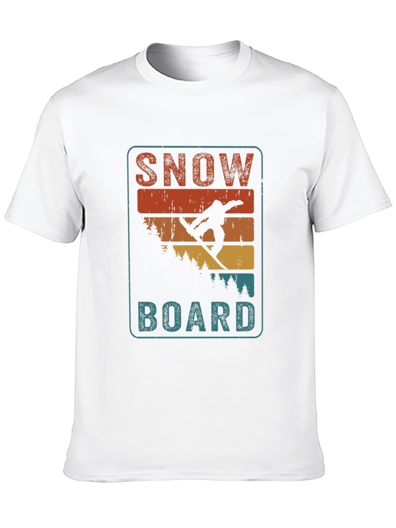 Retro Snowboard Graphic T-Shirt