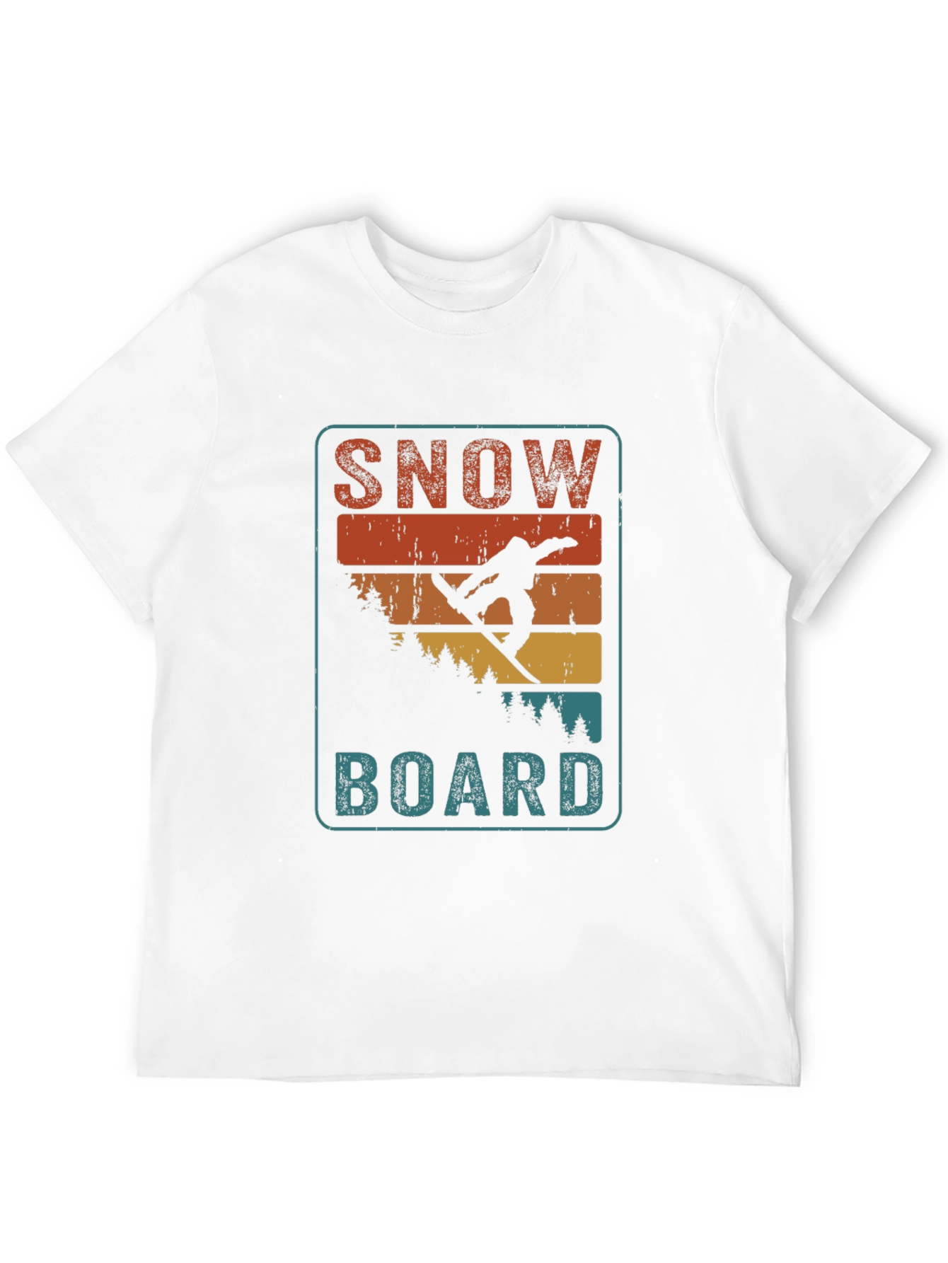 Retro Snowboard Graphic T-Shirt