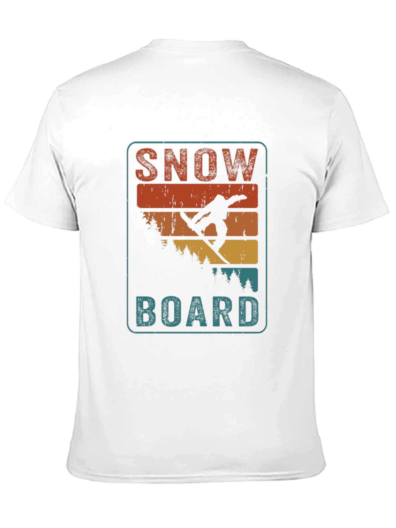 Retro Snowboard Graphic T-Shirt