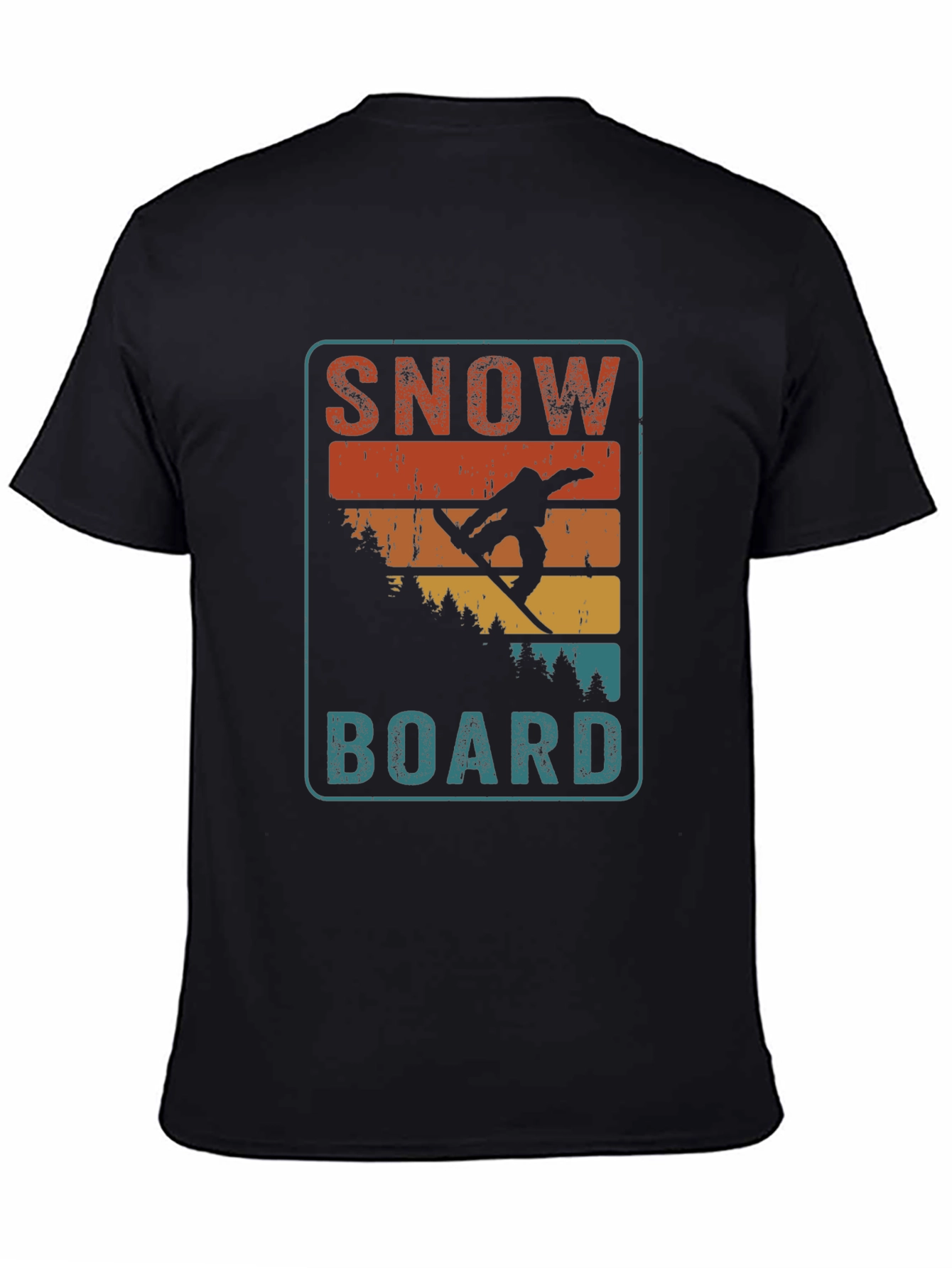 Retro Snowboard Graphic T-Shirt