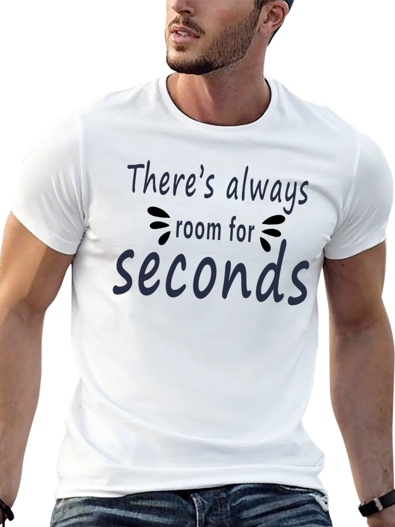 Funny Foodie T-Shirt - Always Room for Seconds
