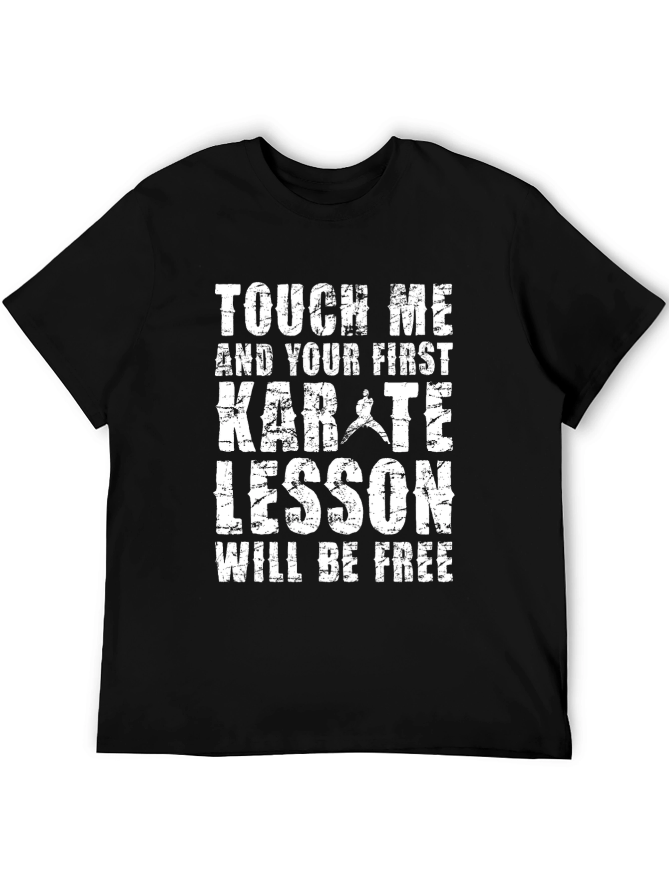 Karate Lesson Free T-Shirt Funny Martial Arts Tee