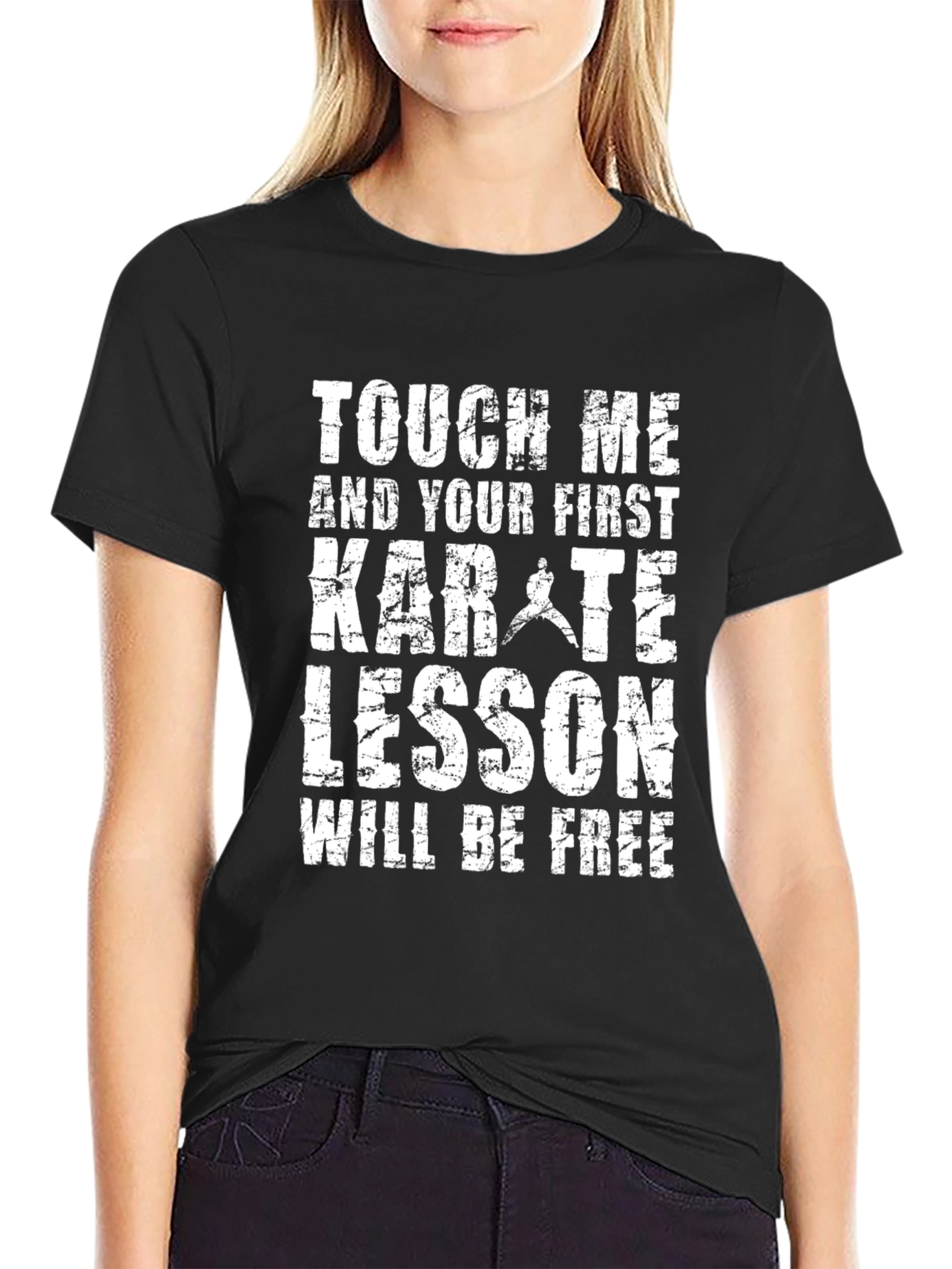 Karate Lesson Free T-Shirt Funny Martial Arts Tee