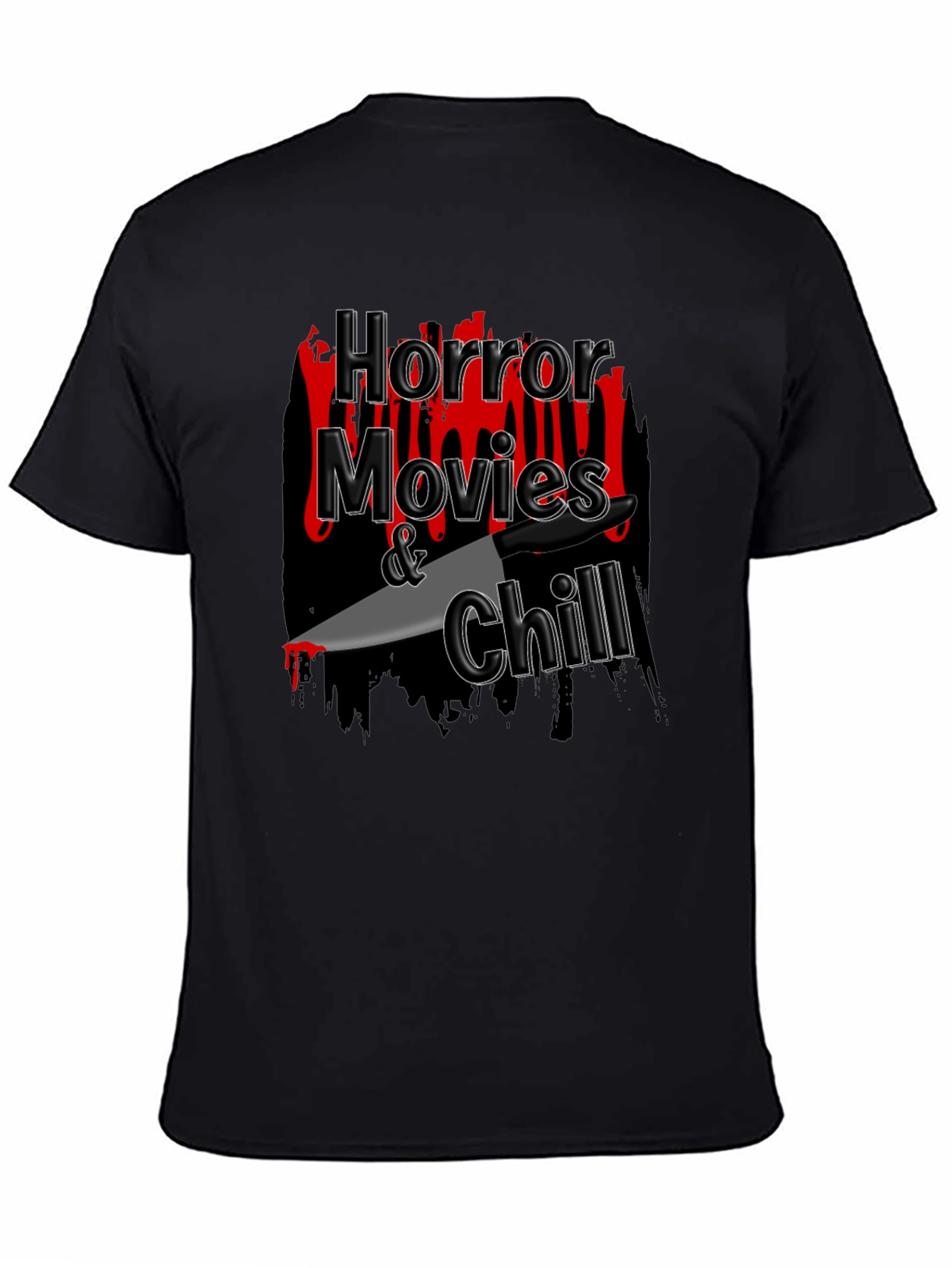 Horror Movies & Chill Graphic T-Shirt