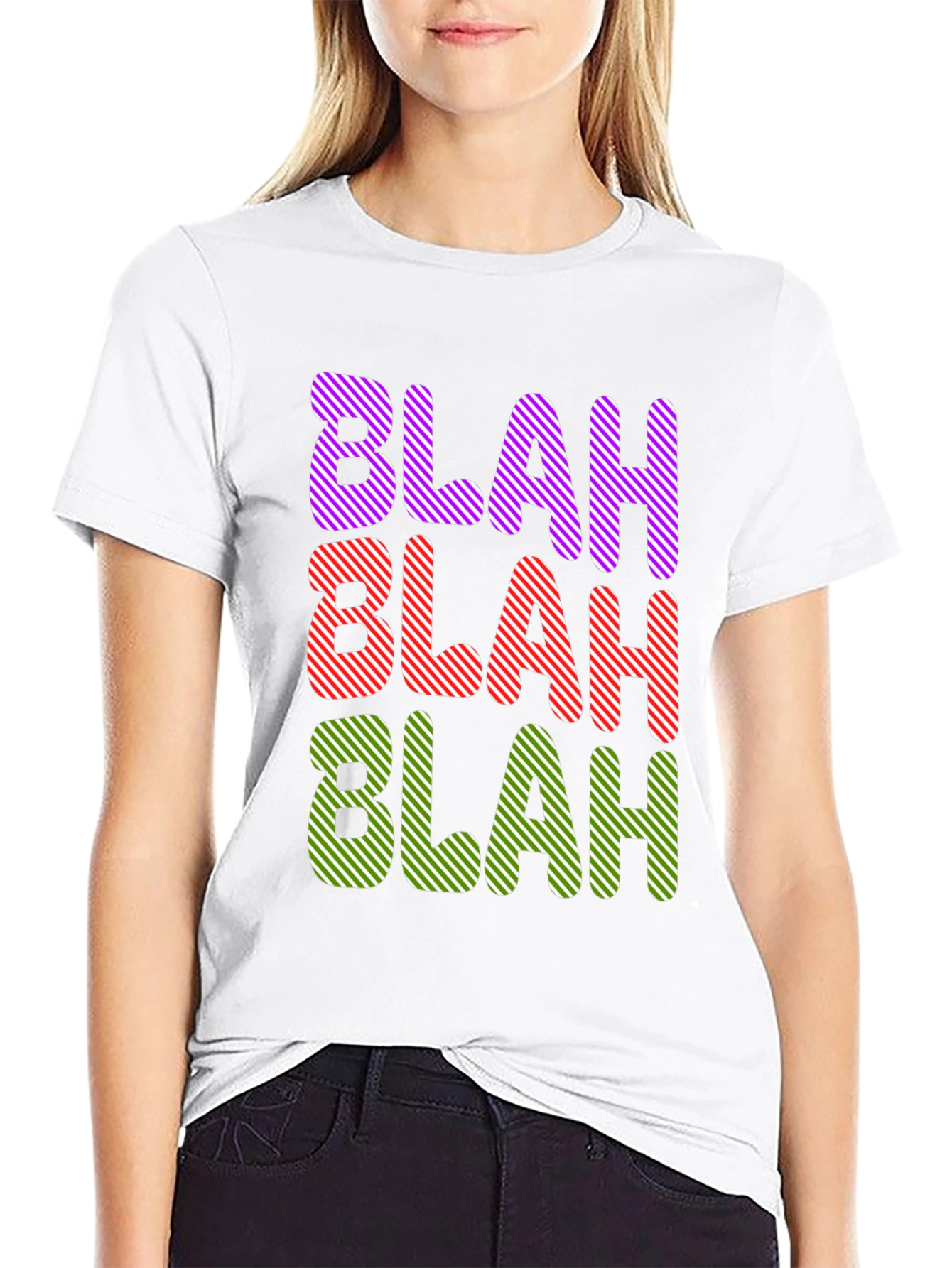 Blah Graphic Tee - Mens Black T-Shirt