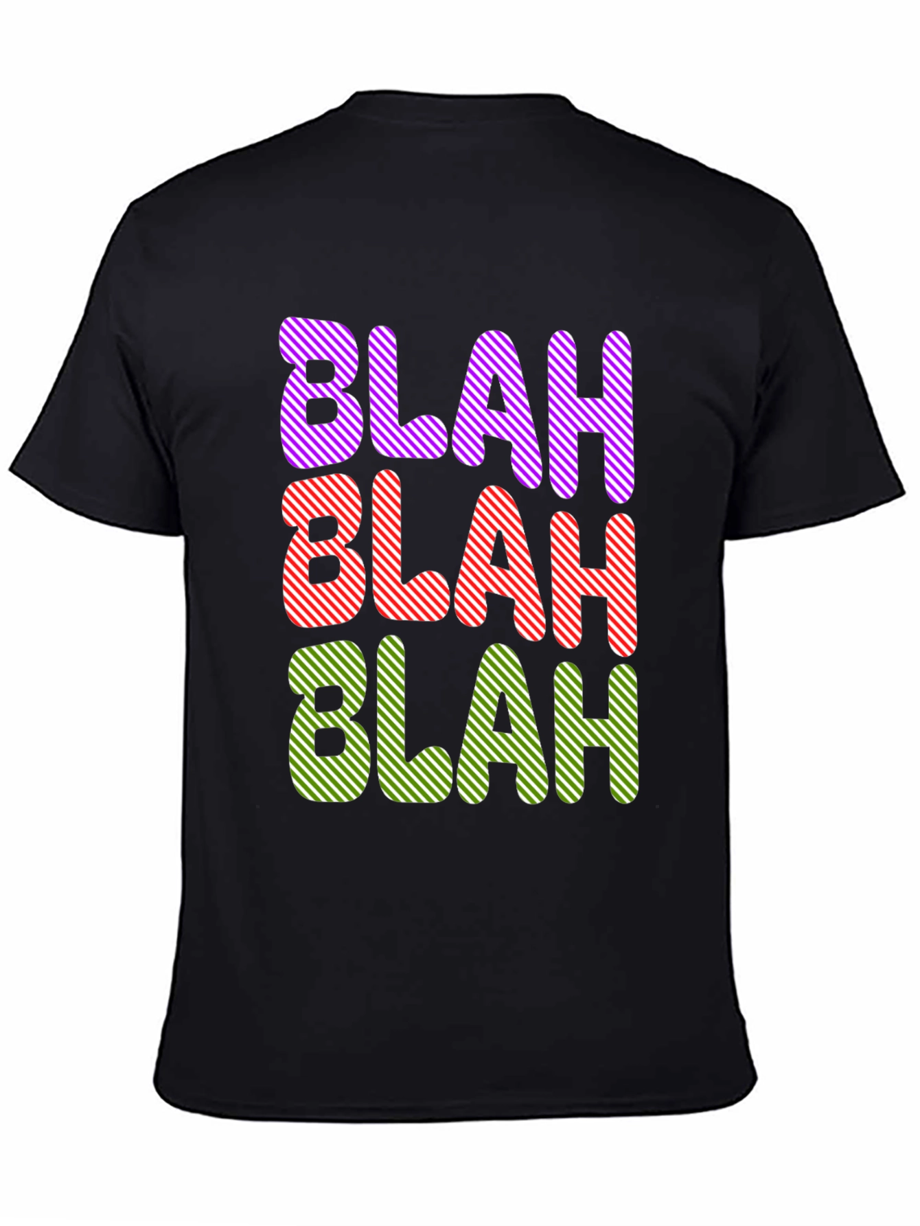 Blah Graphic Tee - Mens Black T-Shirt