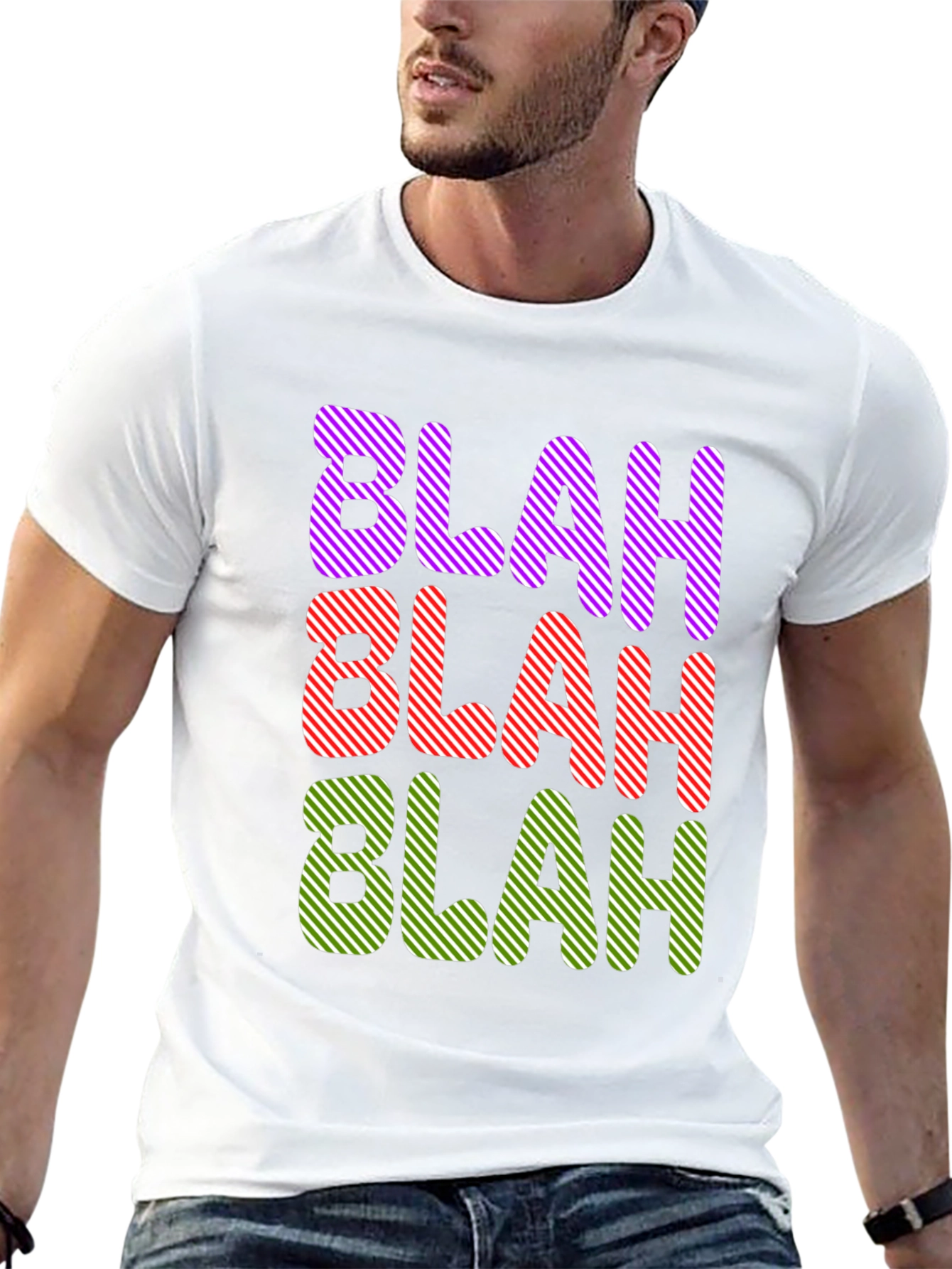 Blah Graphic Tee - Mens Black T-Shirt