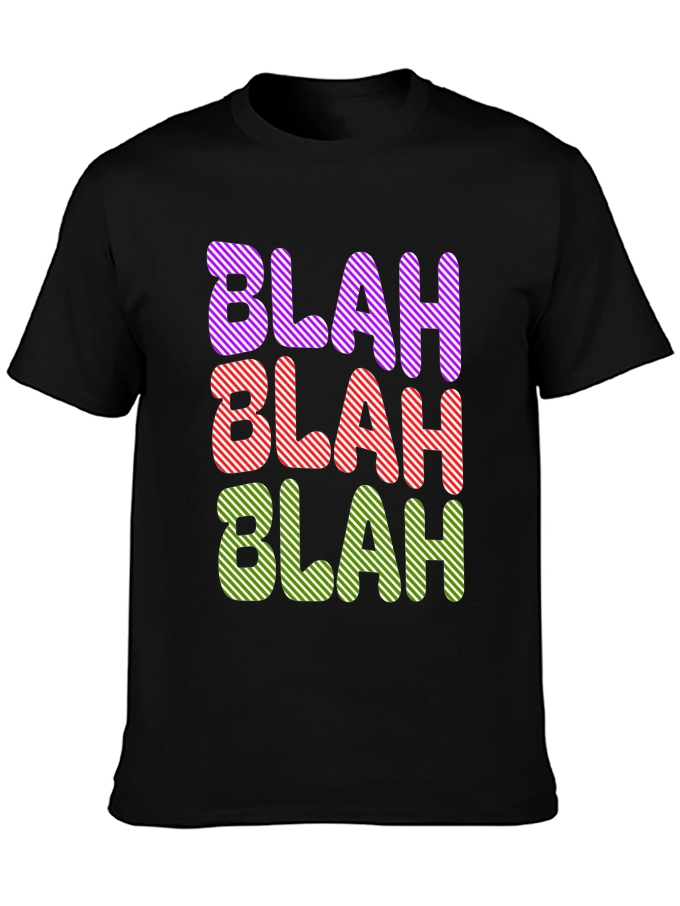 Blah Graphic Tee - Mens Black T-Shirt