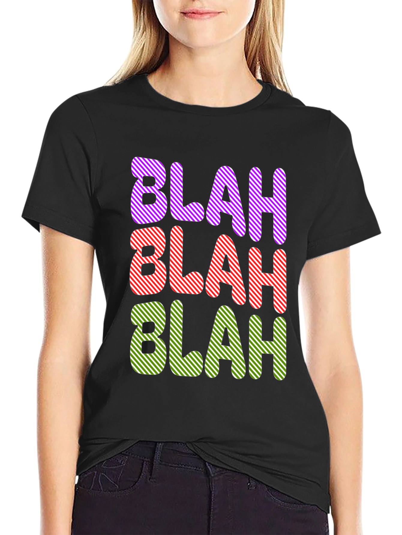 Blah Graphic Tee - Mens Black T-Shirt