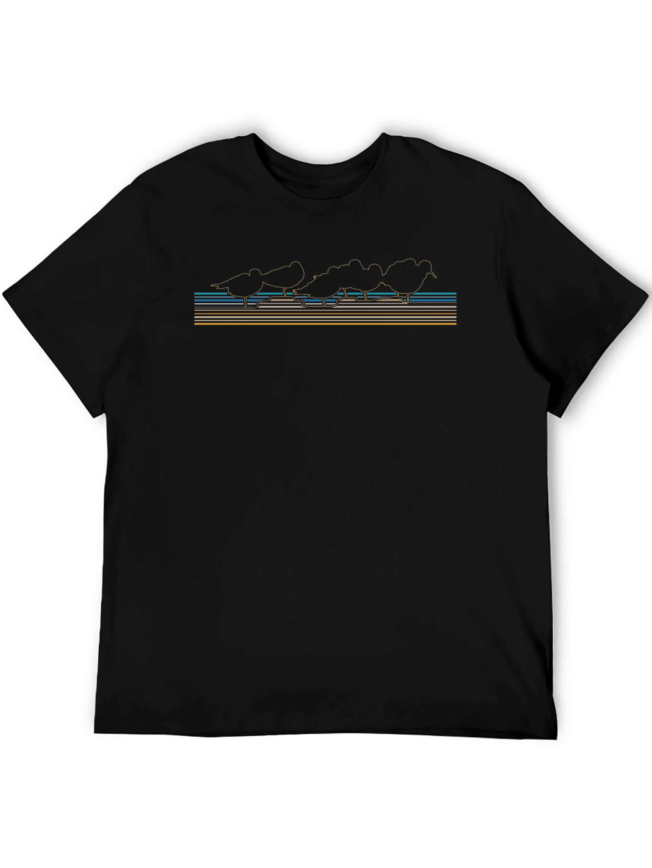 Retro Shorebird Tee - Coastal Style