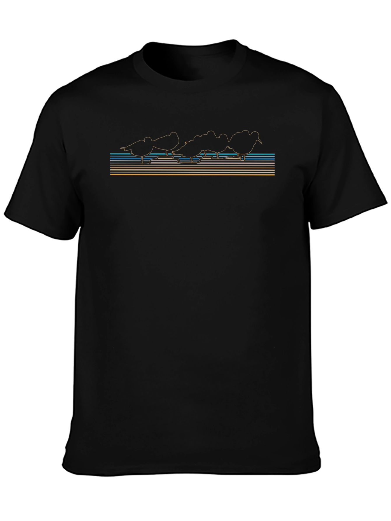 Retro Shorebird Tee - Coastal Style