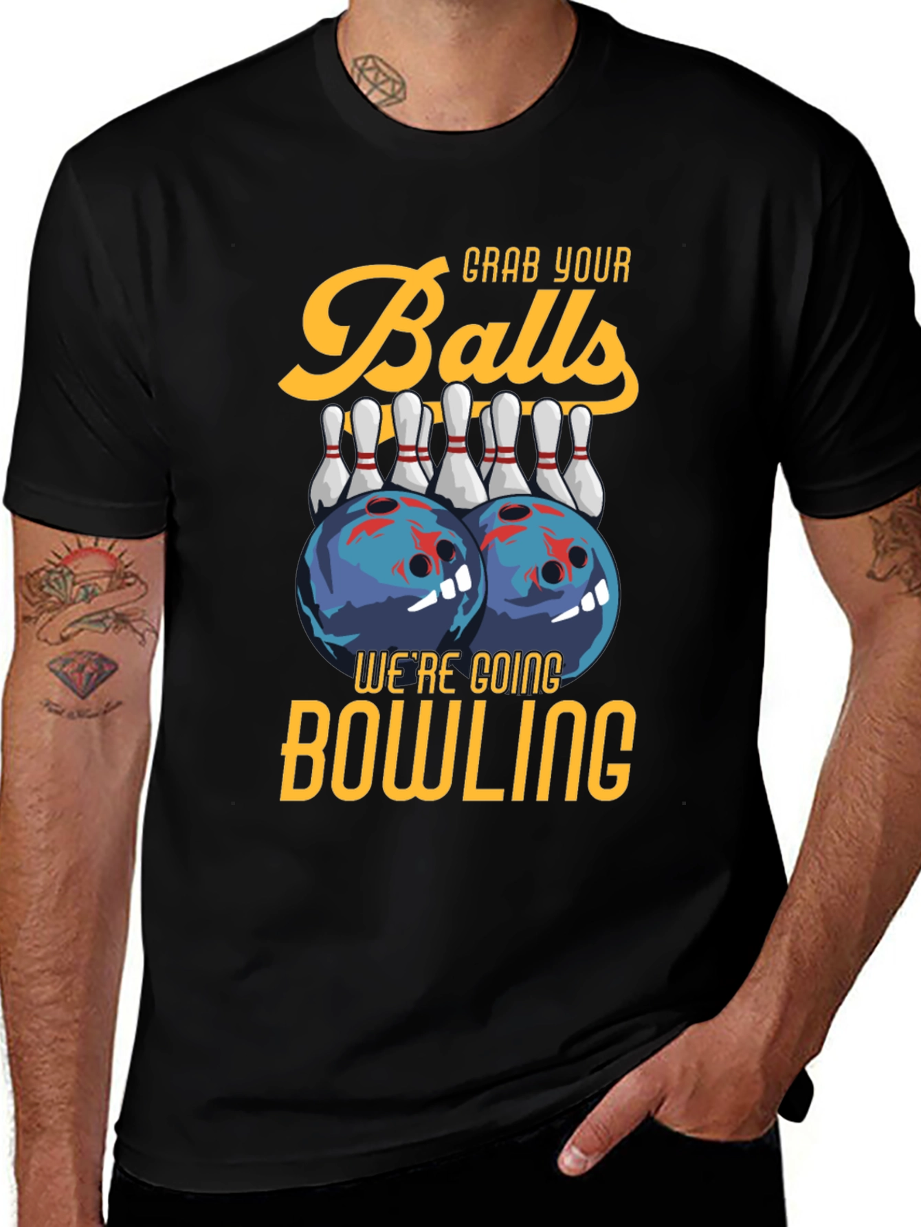 Grab Your Balls Bowling T-Shirt