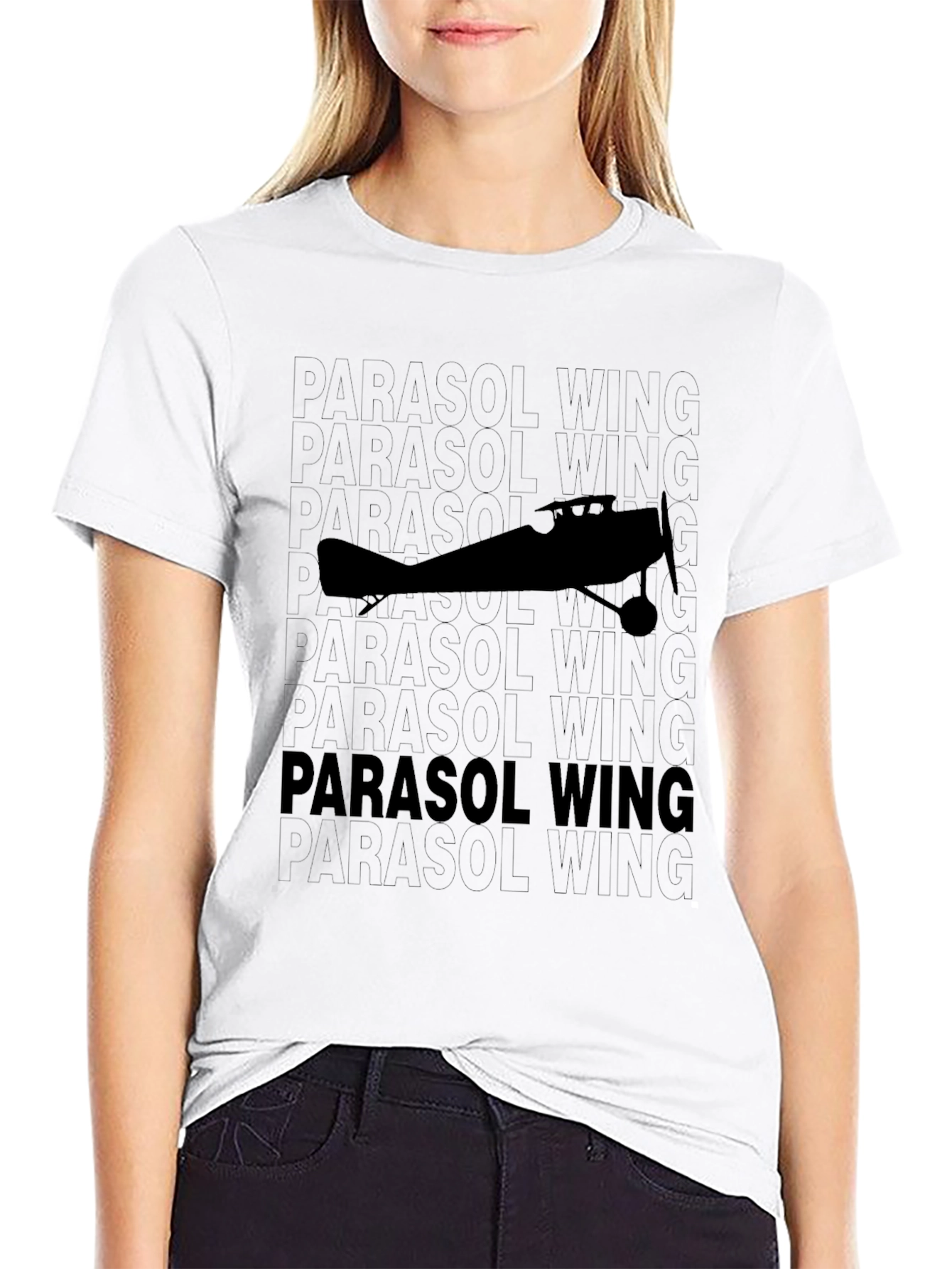 Parasol Wing Airplane T-Shirt