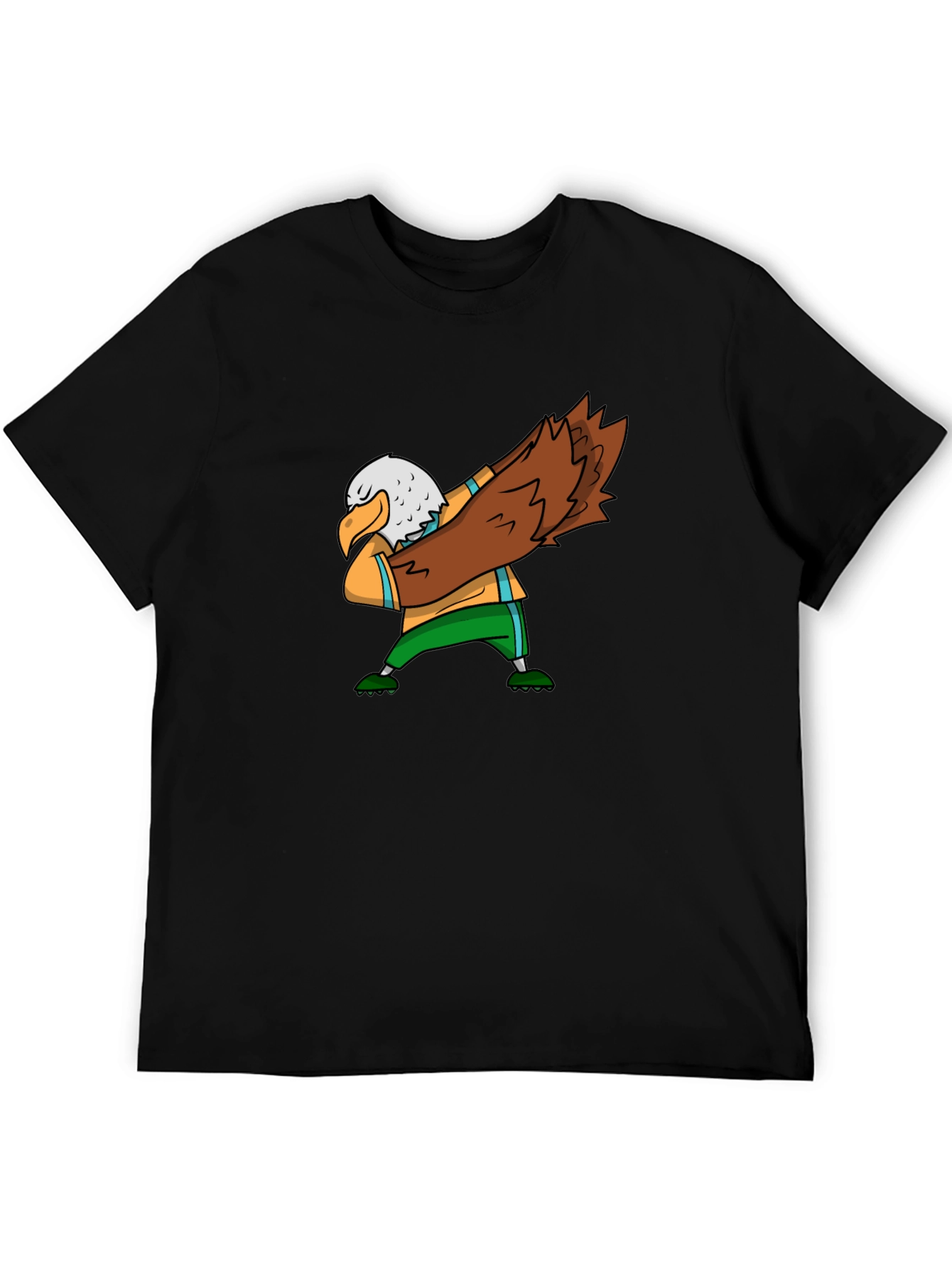 Dabbing Eagle Graphic Tee - Black T-Shirt