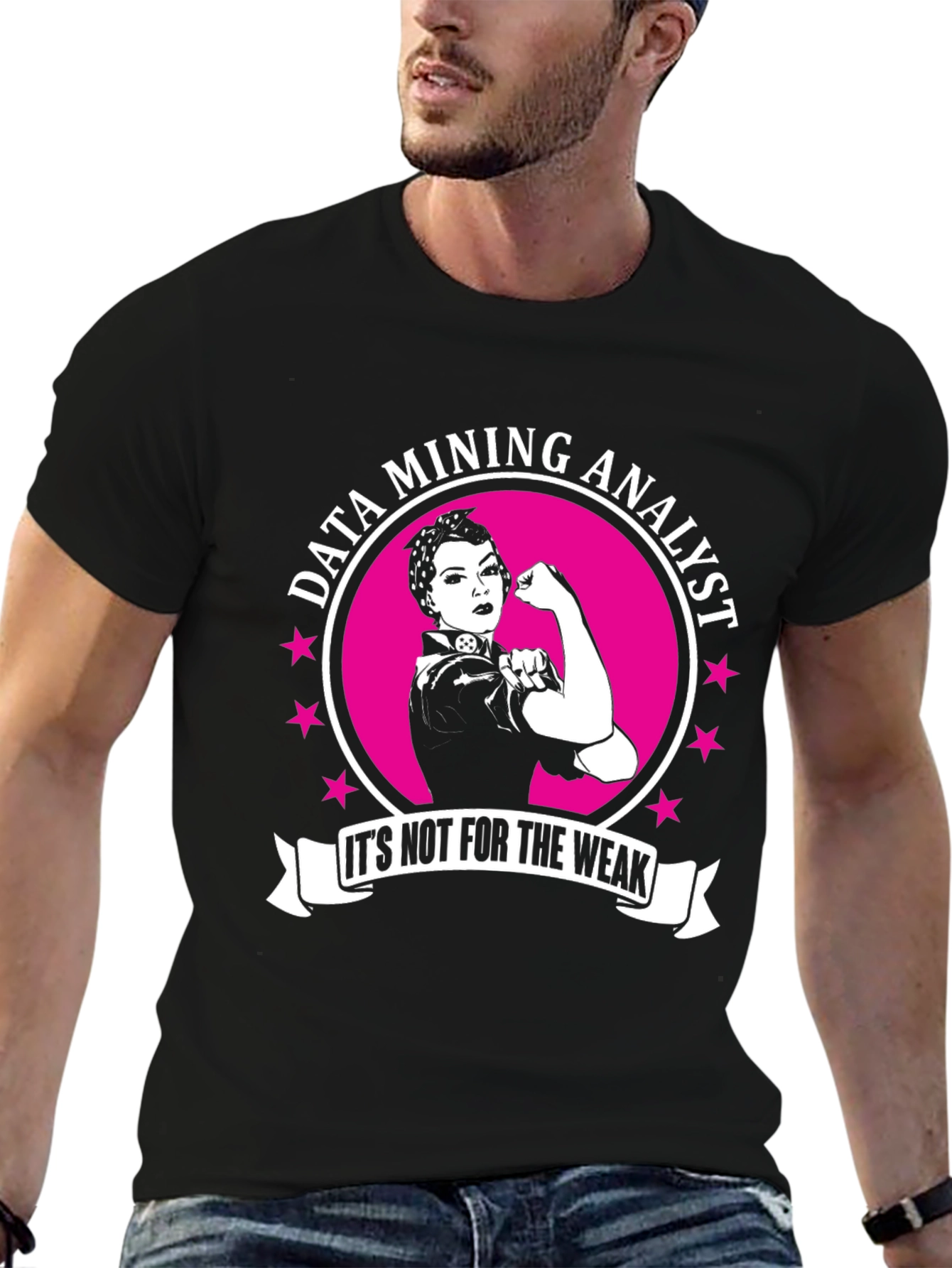 Data Mining Analyst T-Shirt - Strong Women in Tech