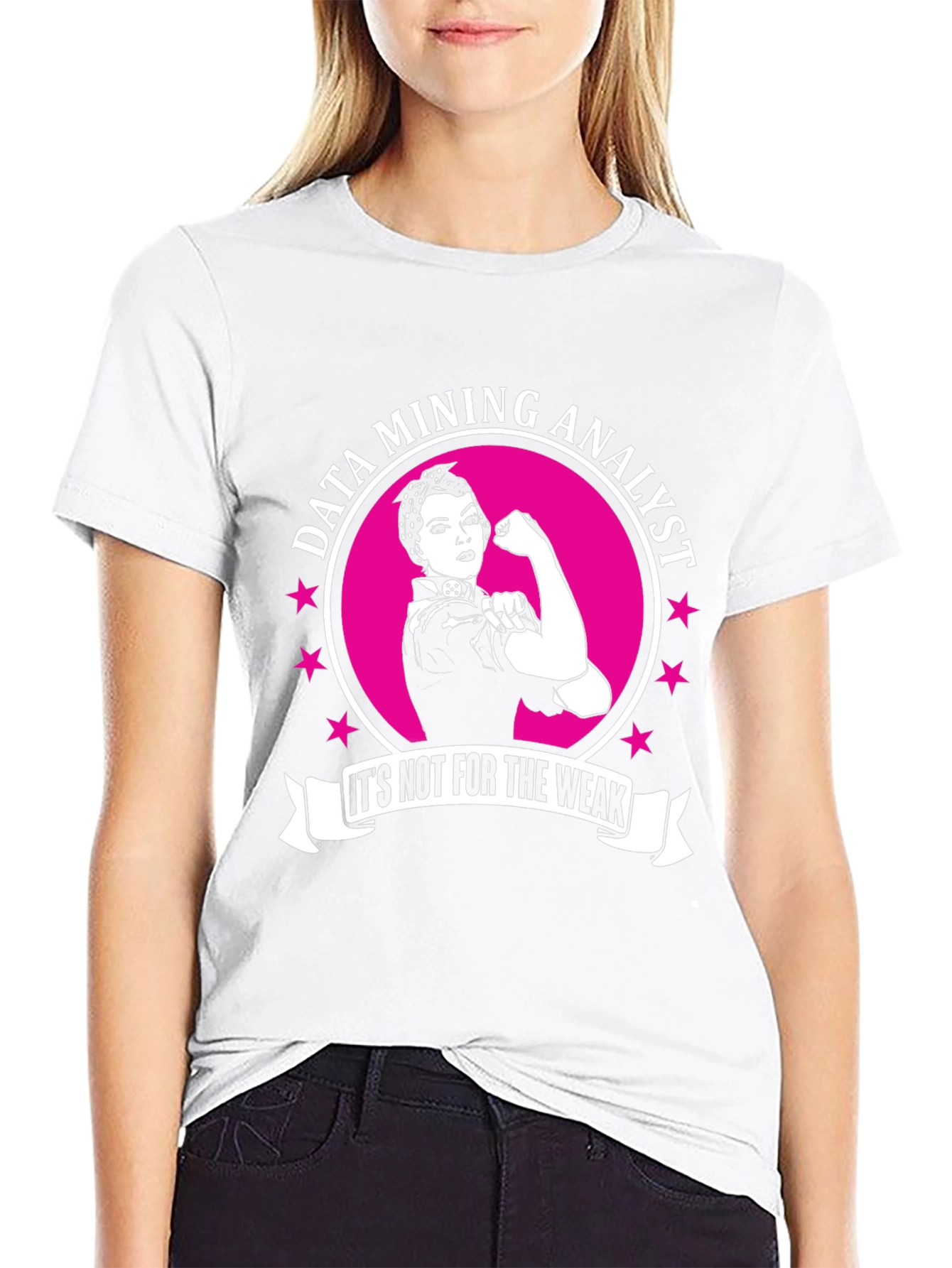 Data Mining Analyst T-Shirt - Strong Women in Tech