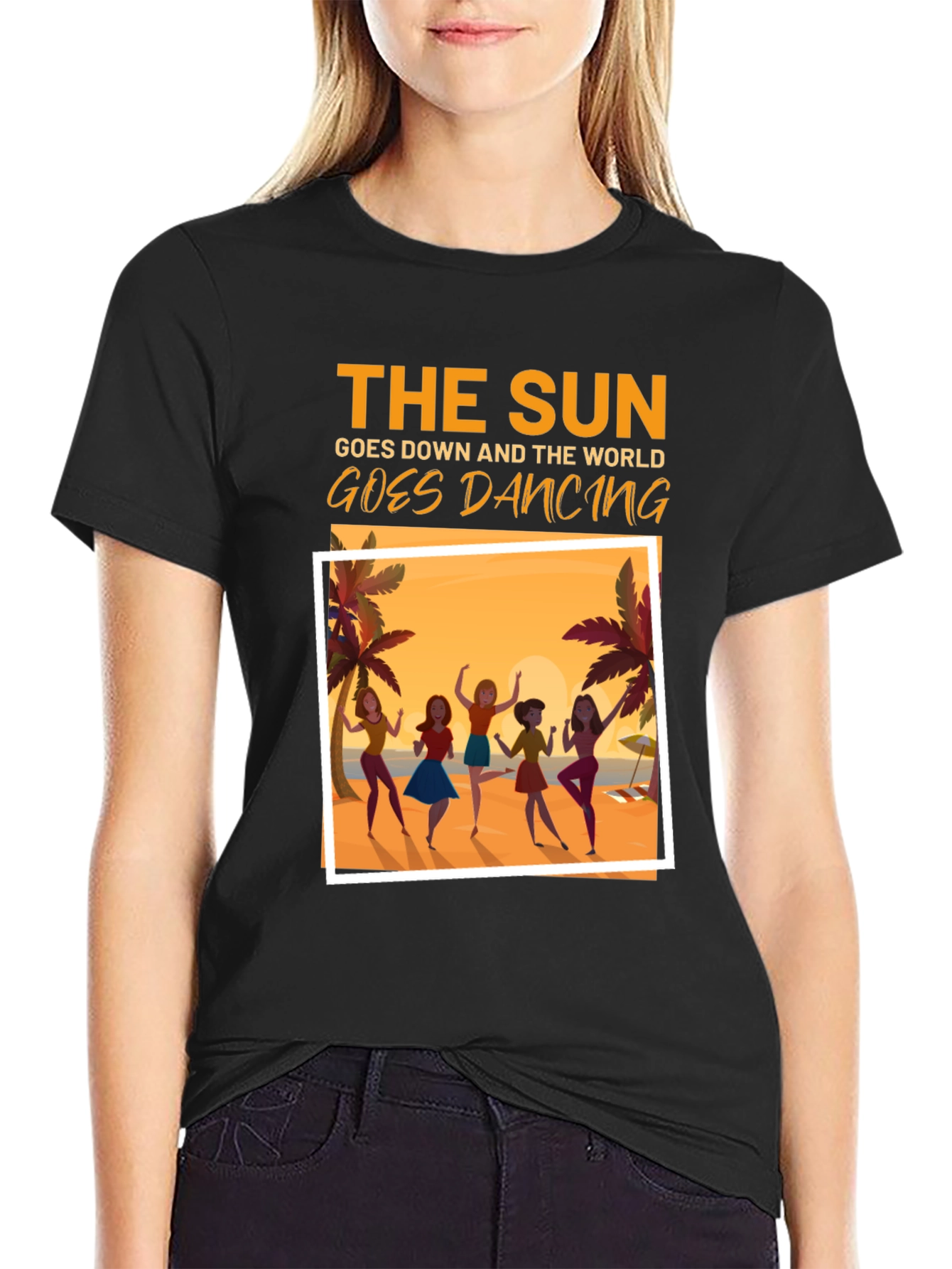 The Sun Goes Down Dancing Graphic Tee