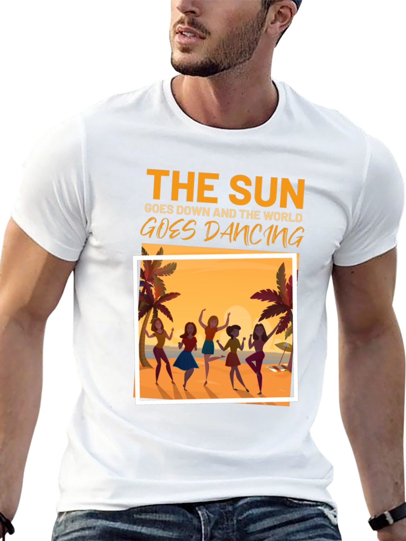 The Sun Goes Down Dancing Graphic Tee