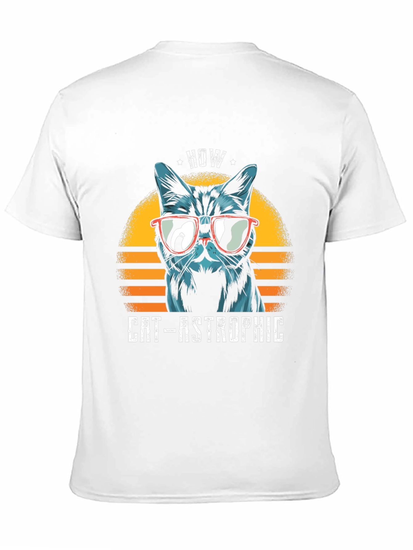 Cat-astrophic T-Shirt: Cool Cat in Shades Tee