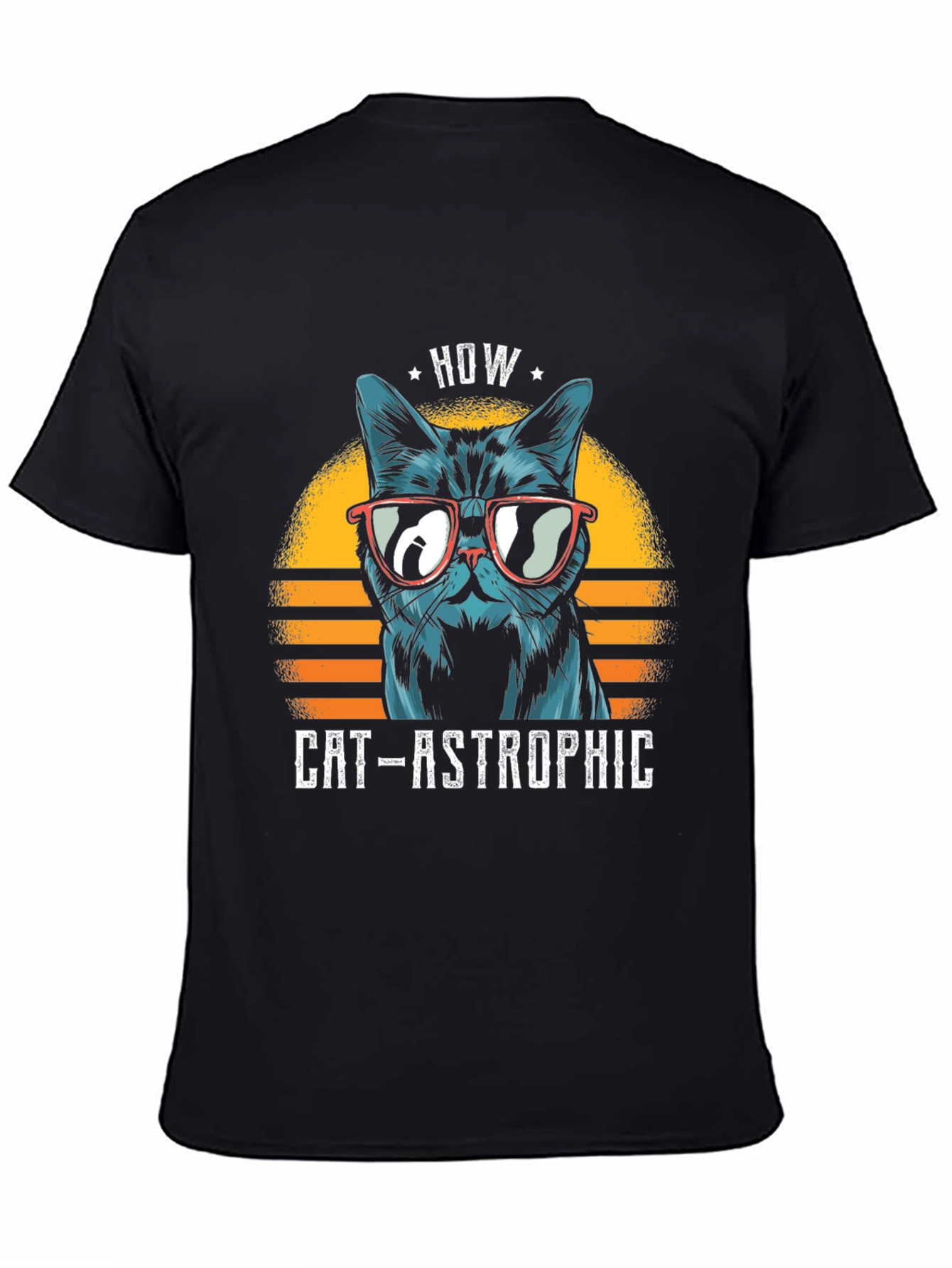 Cat-astrophic T-Shirt: Cool Cat in Shades Tee