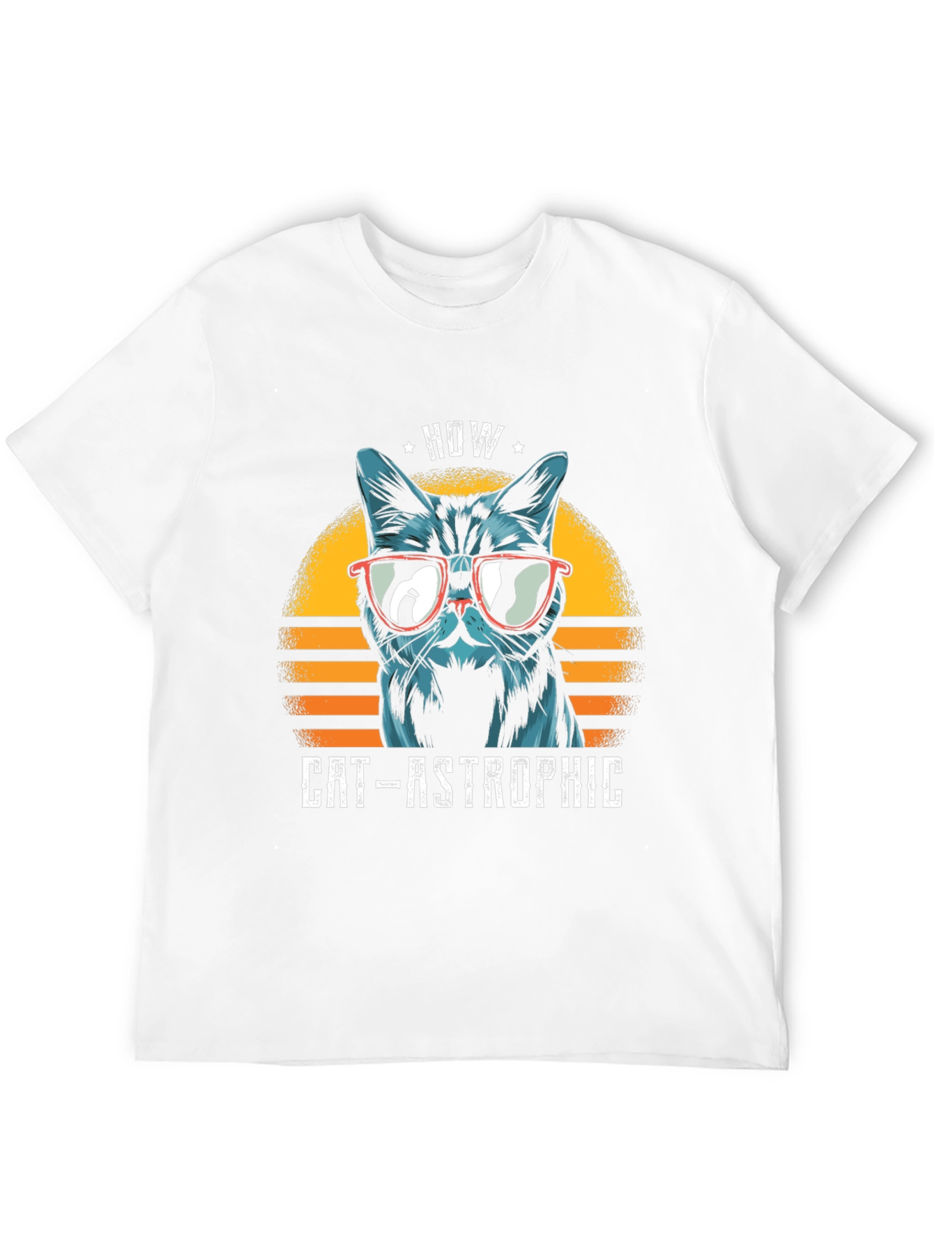 Cat-astrophic T-Shirt: Cool Cat in Shades Tee