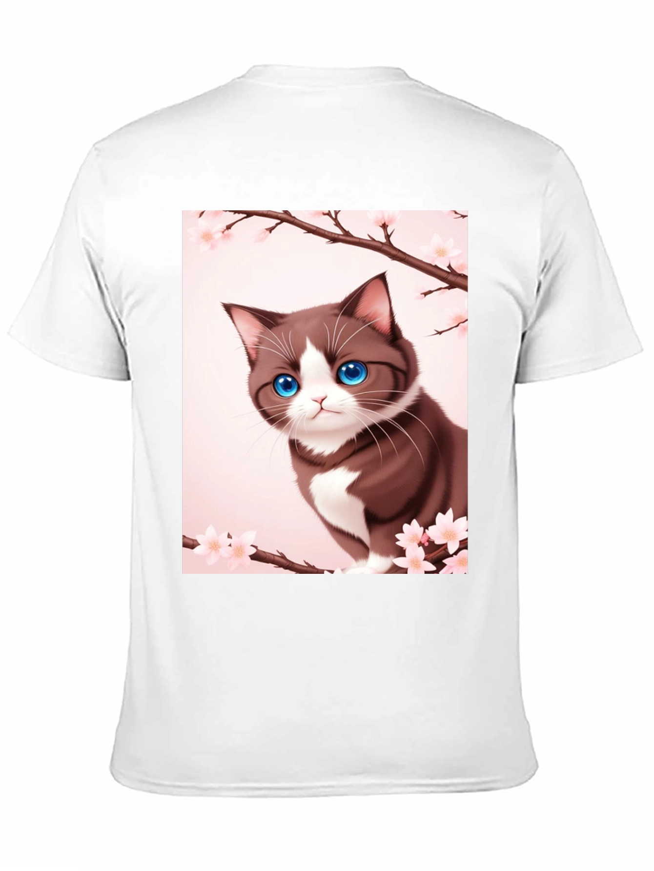 Anime Cat Blossom T-Shirt