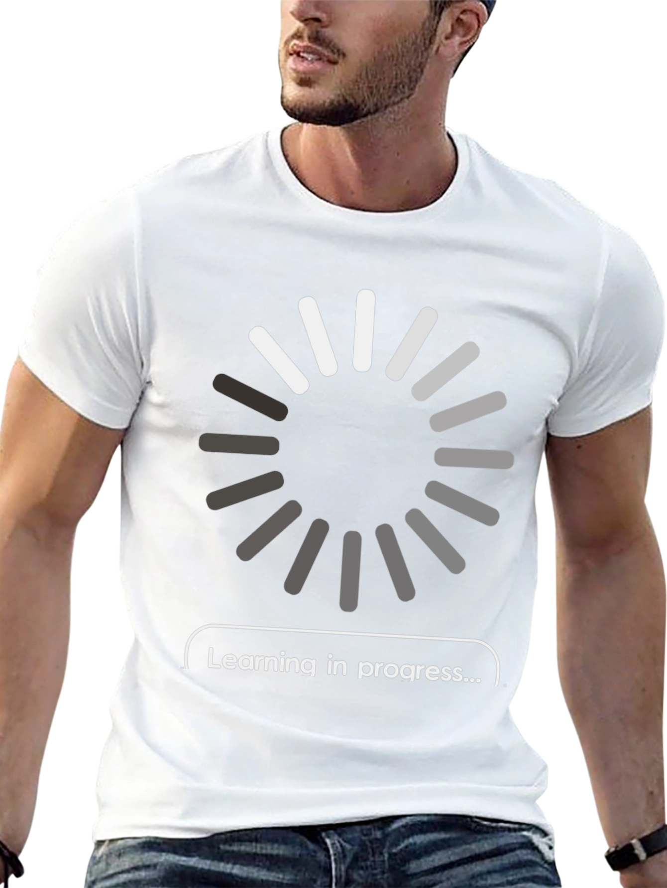 Learning in Progress T-Shirt - Tech Humor Tee