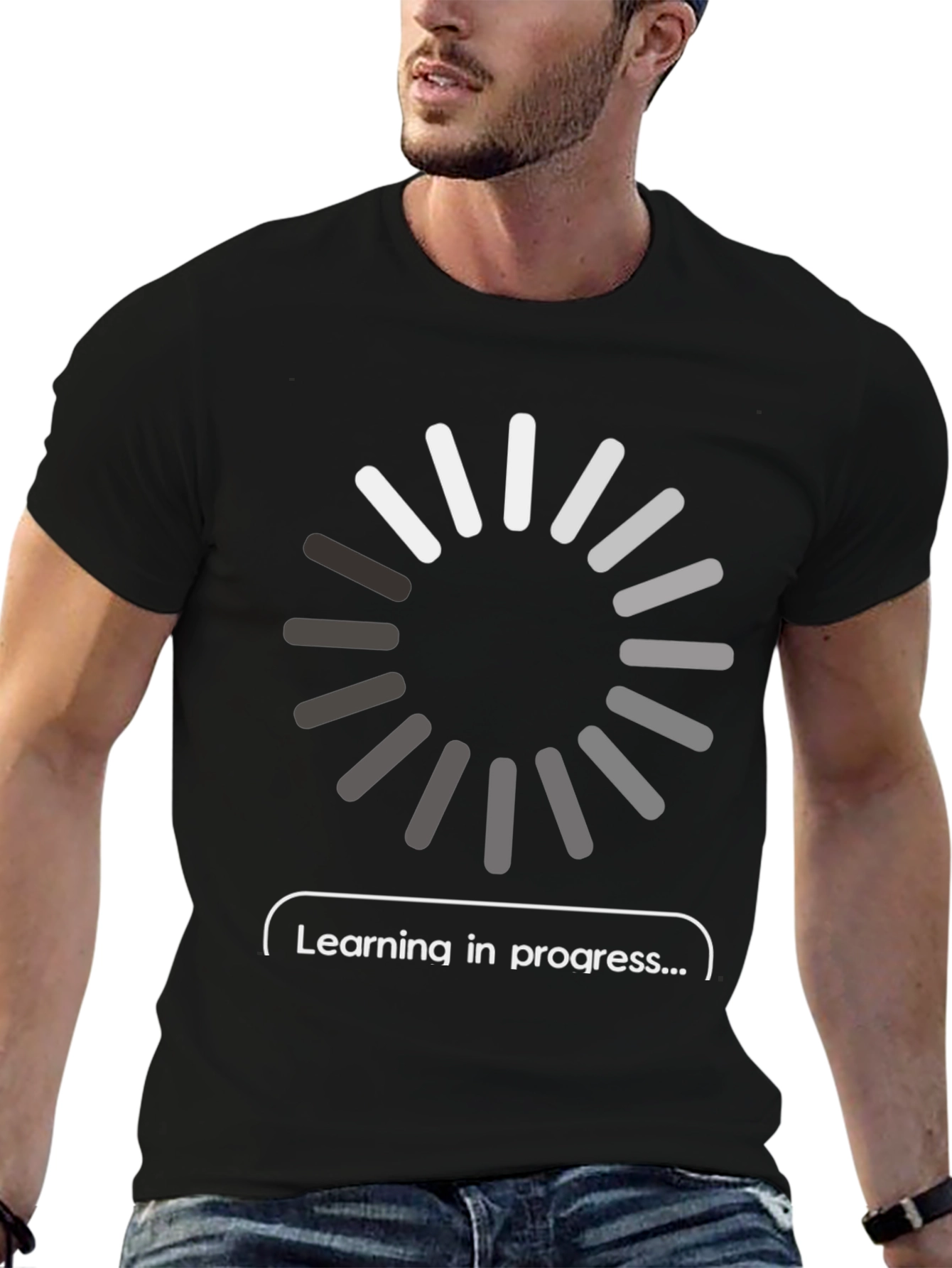 Learning in Progress T-Shirt - Tech Humor Tee