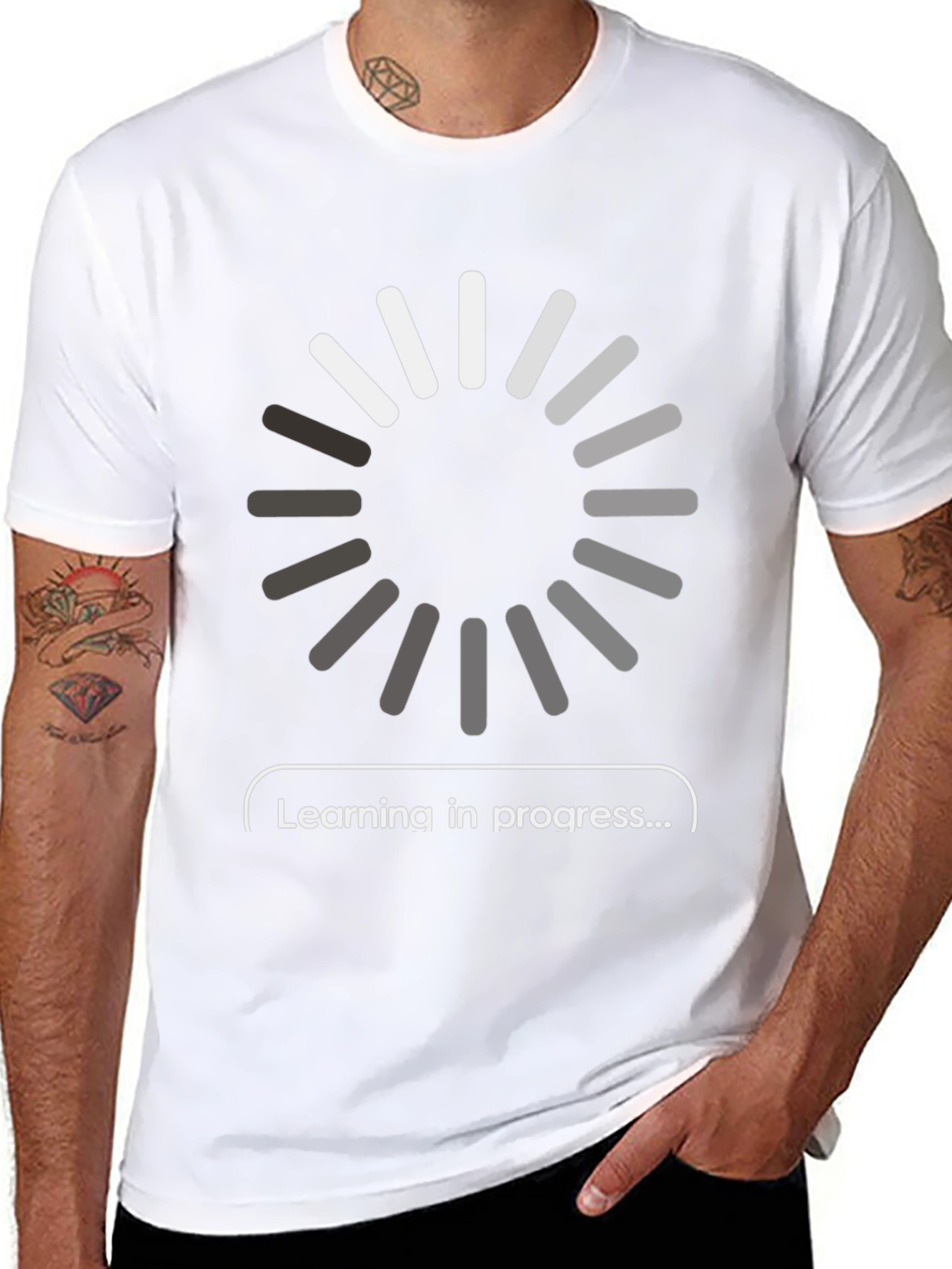 Learning in Progress T-Shirt - Tech Humor Tee