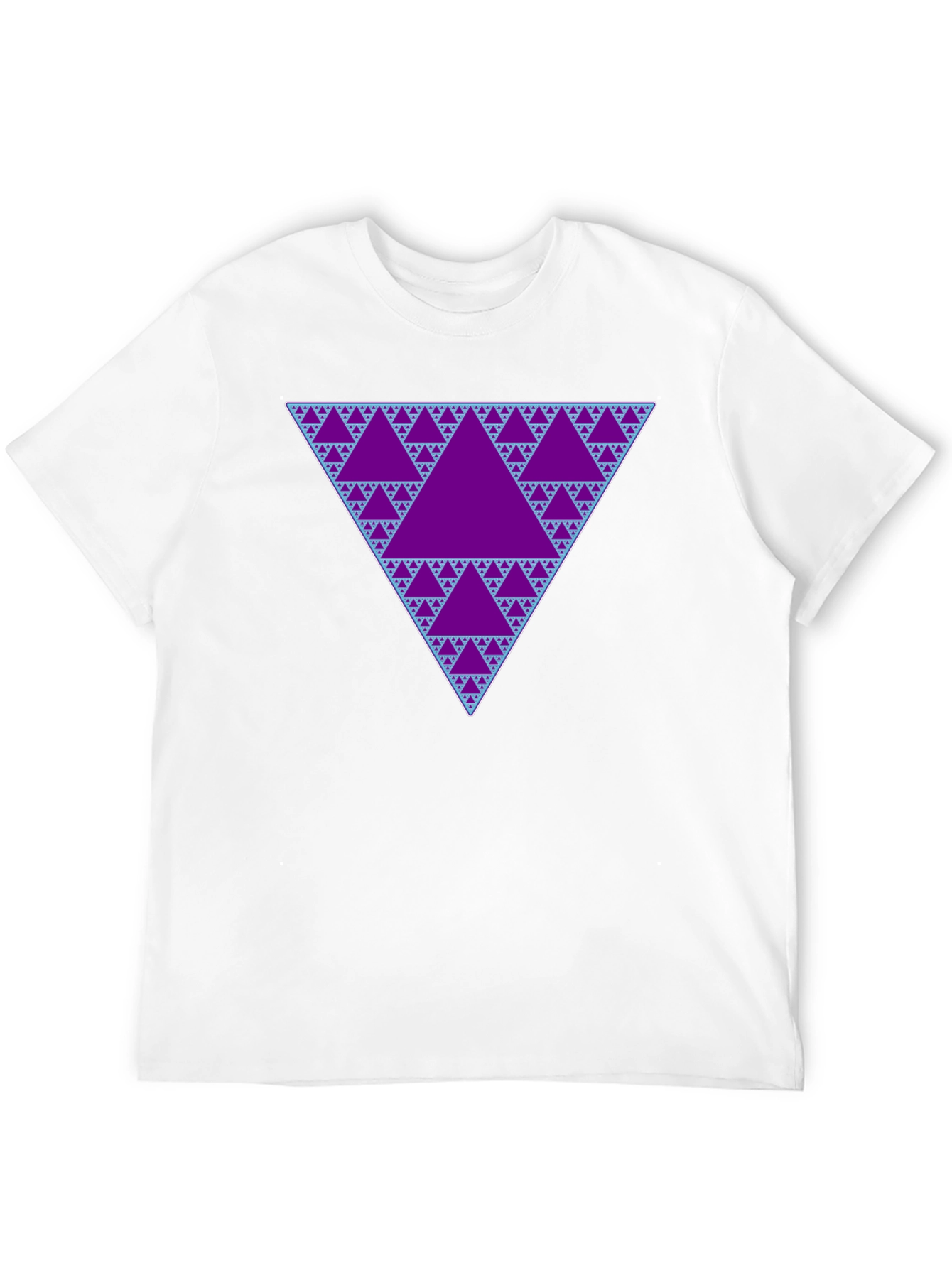 Sierpinski Triangle Mens T-Shirt - Fractal Design