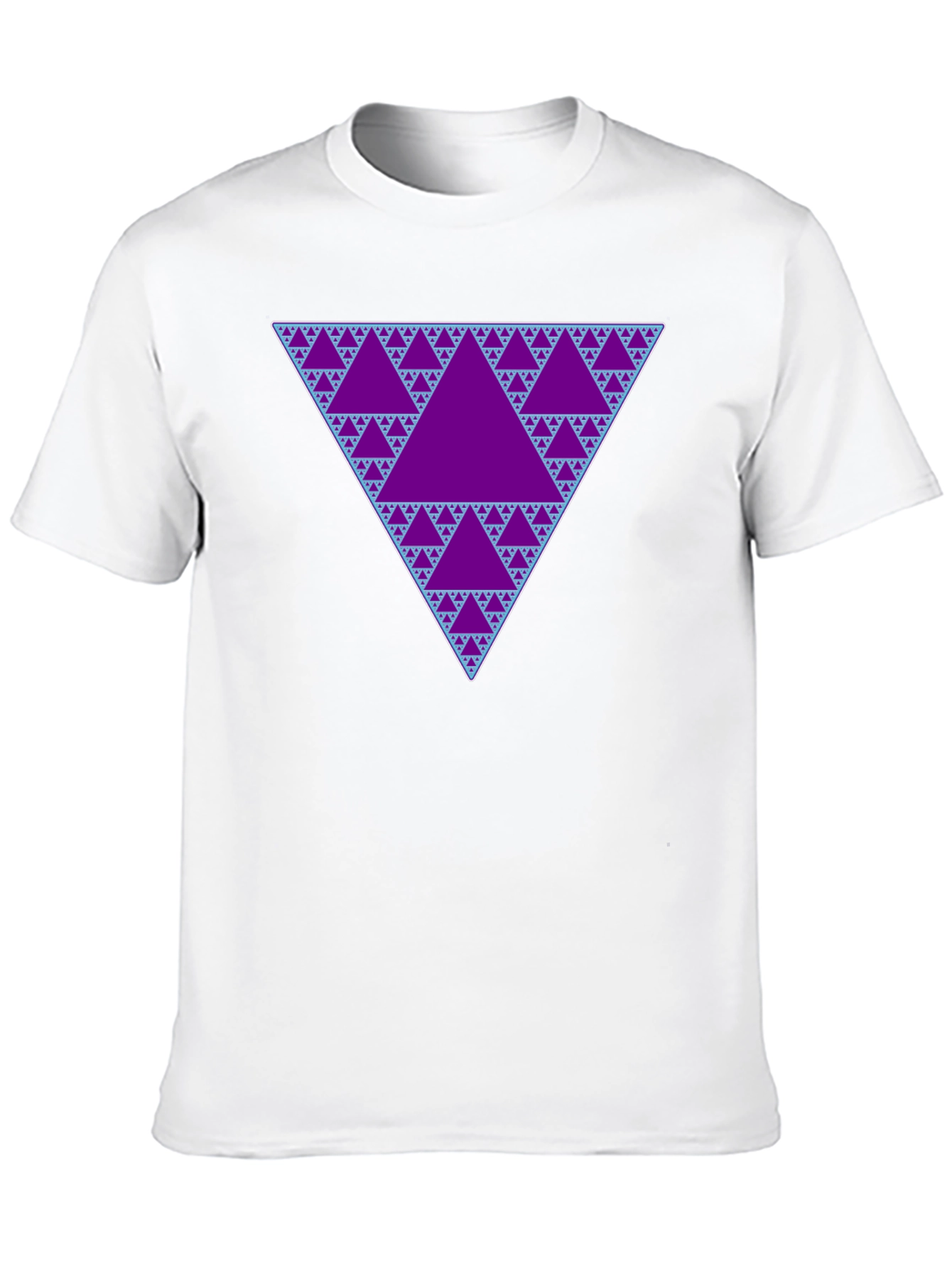 Sierpinski Triangle Mens T-Shirt - Fractal Design
