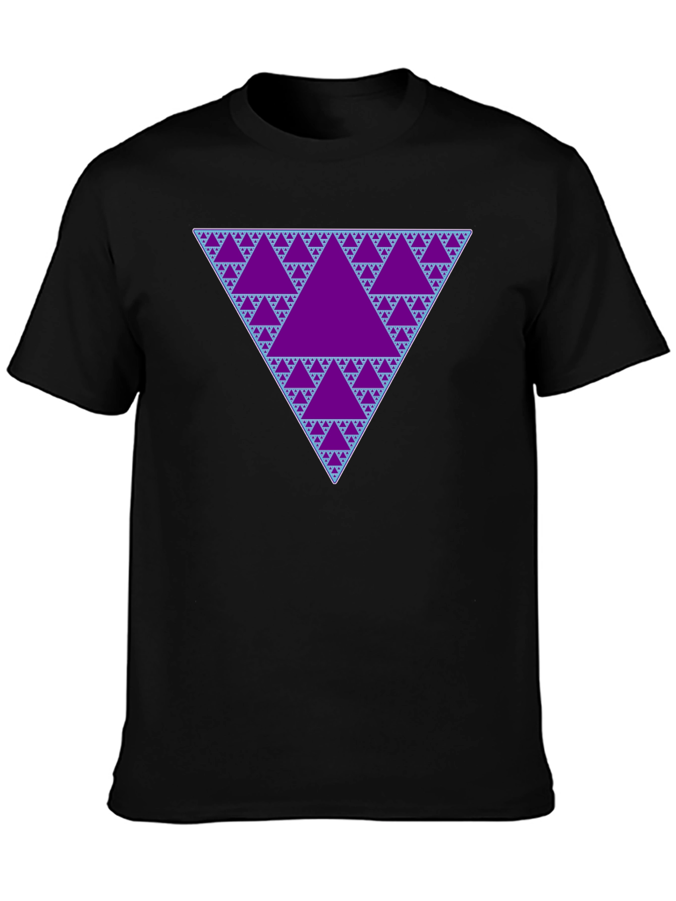 Sierpinski Triangle Mens T-Shirt - Fractal Design