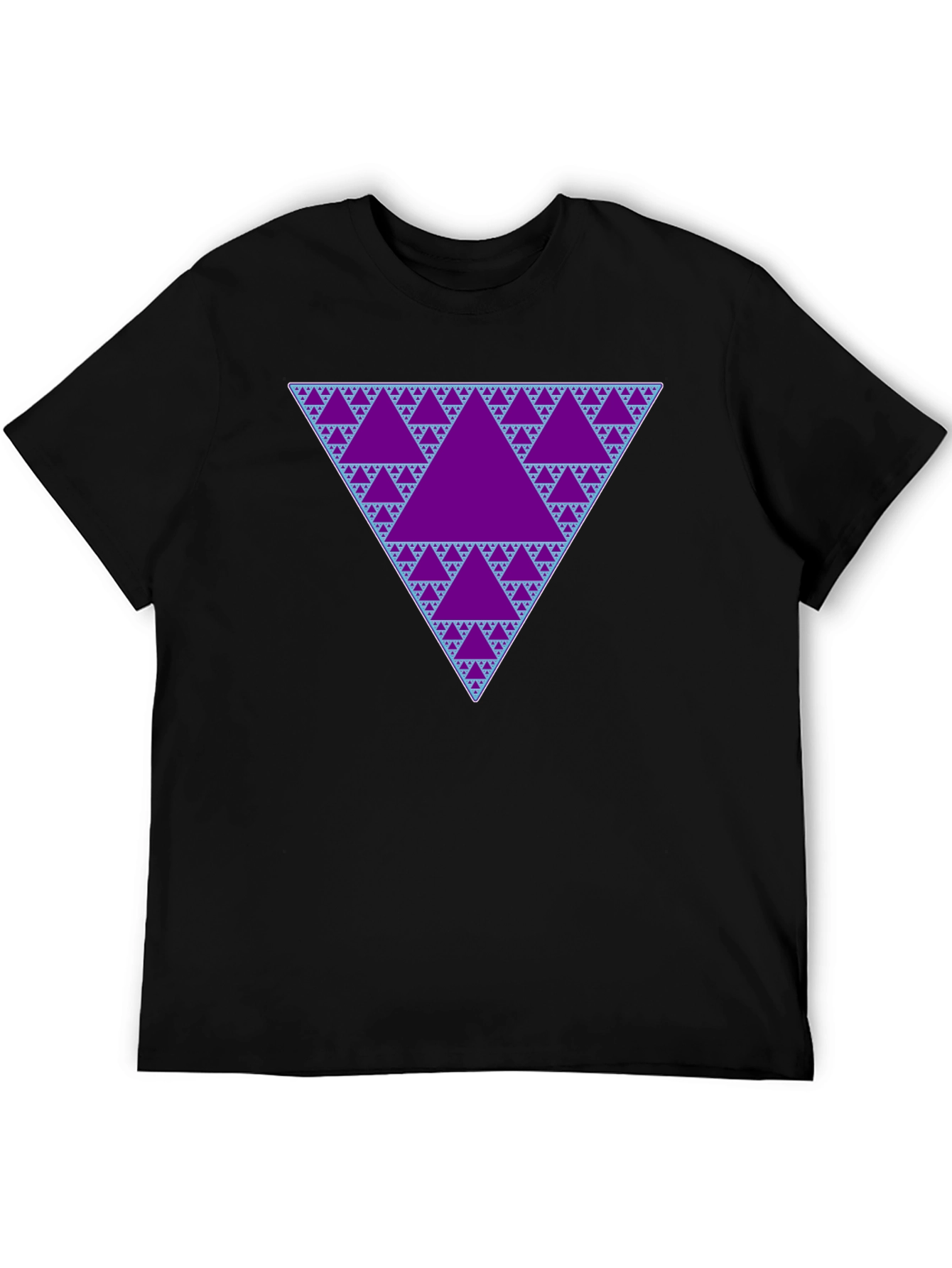 Sierpinski Triangle Mens T-Shirt - Fractal Design