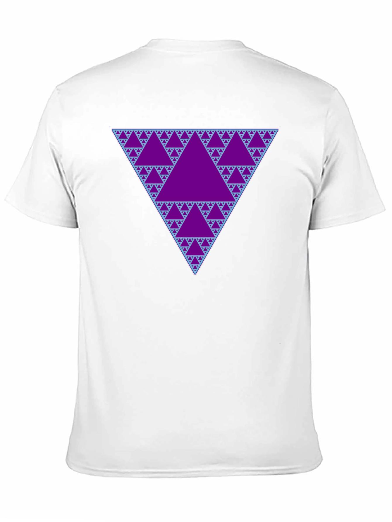 Sierpinski Triangle Mens T-Shirt - Fractal Design