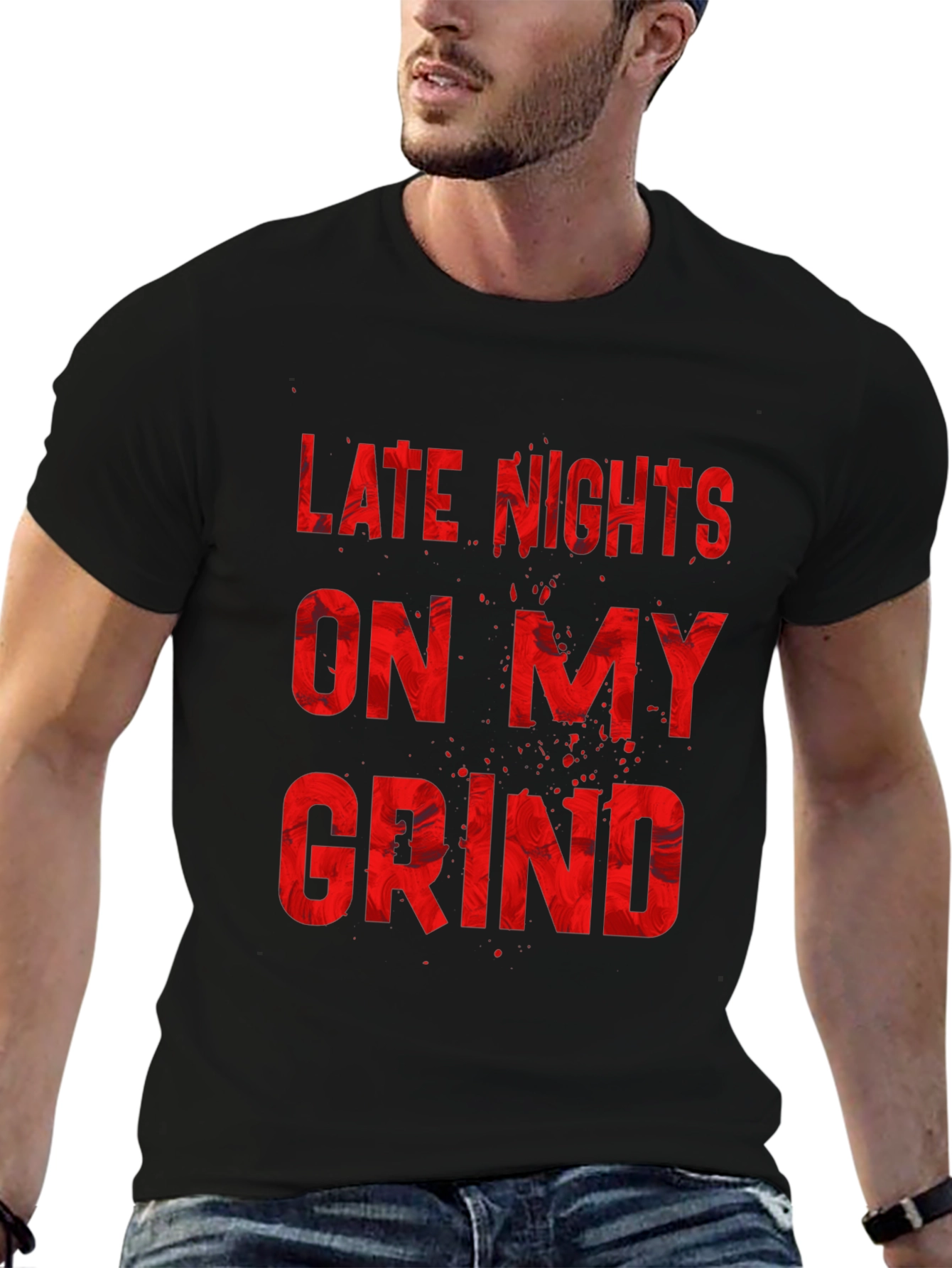 Late Nights On My Grind Graphic T-Shirt