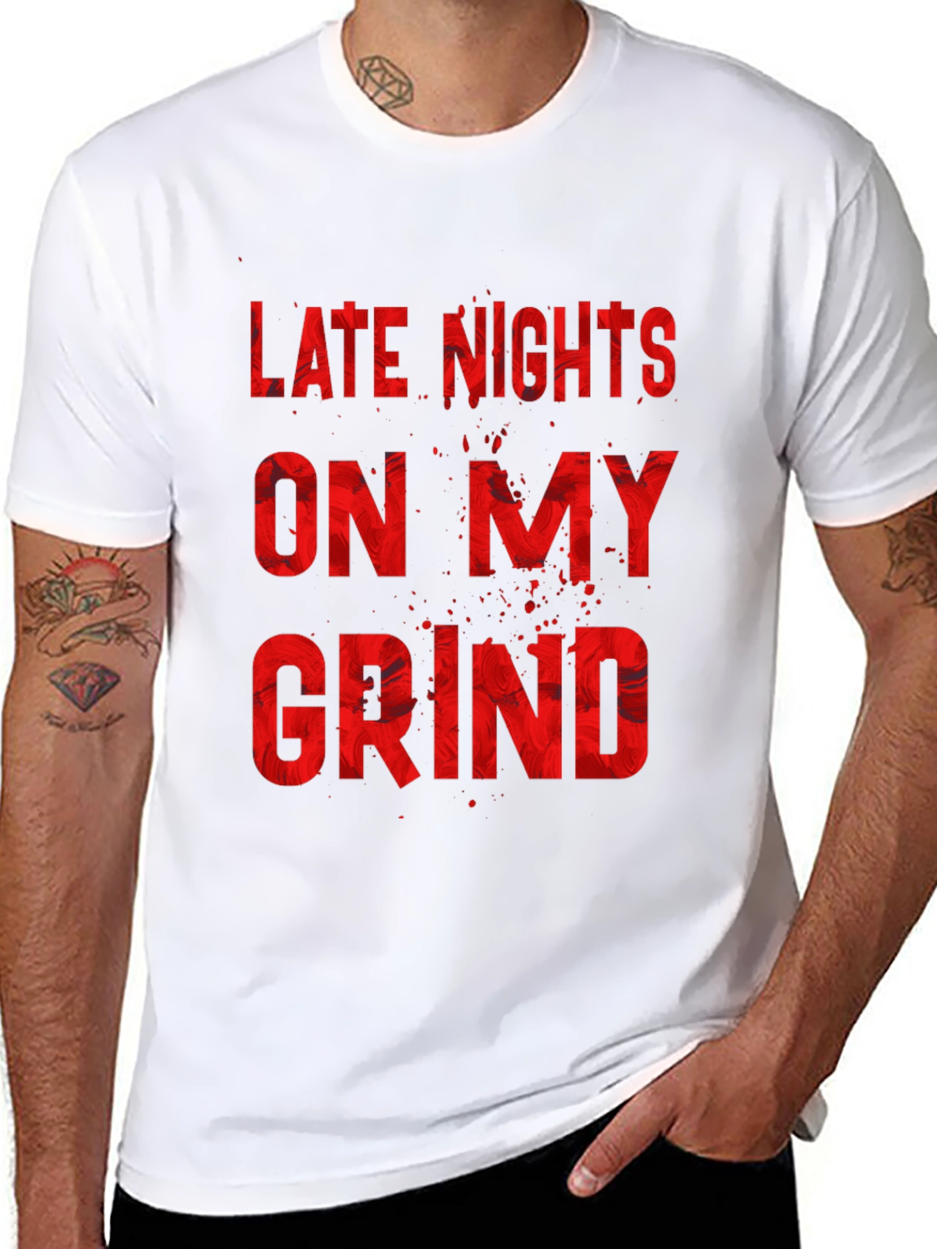 Late Nights On My Grind Graphic T-Shirt