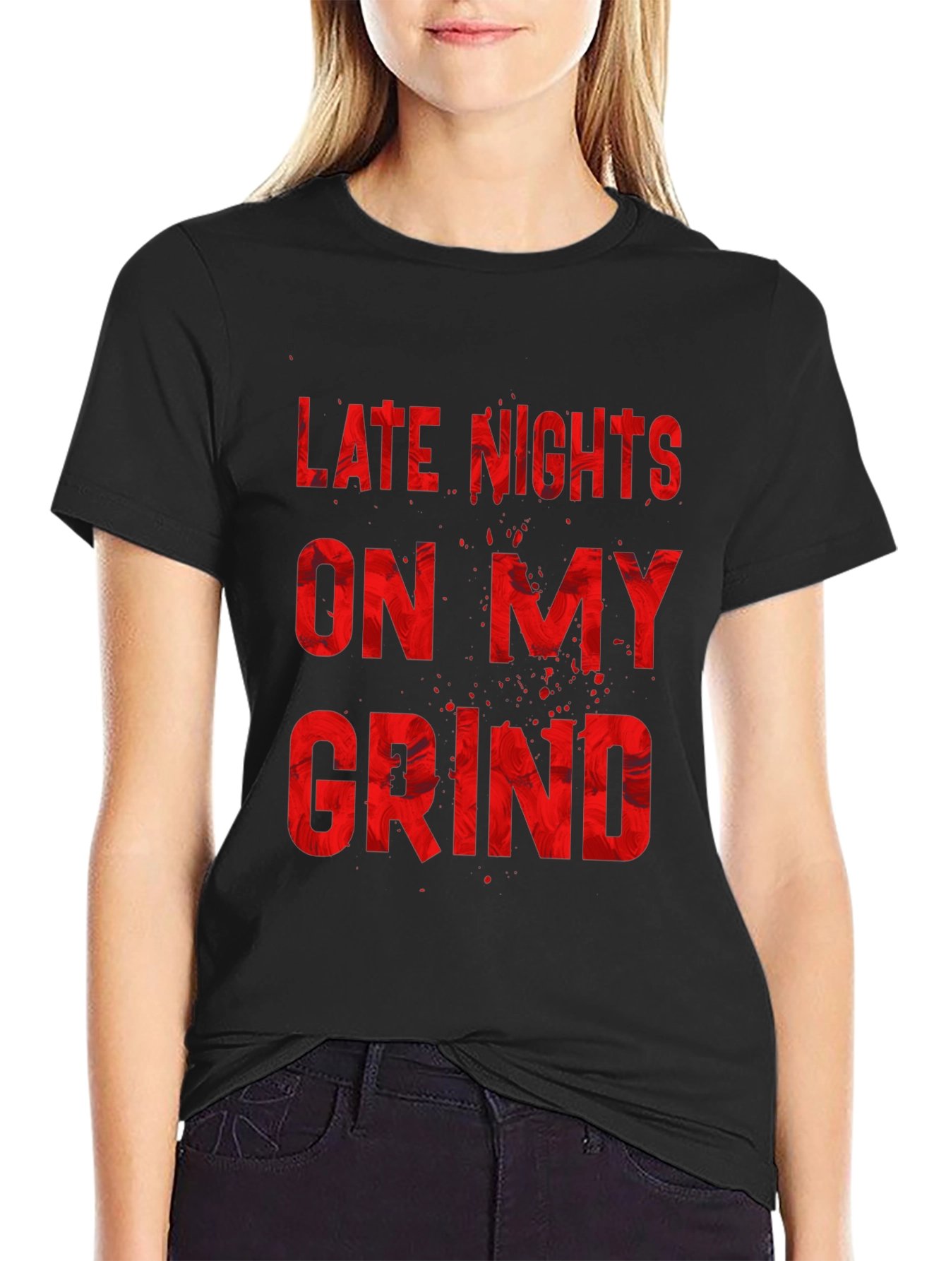 Late Nights On My Grind Graphic T-Shirt