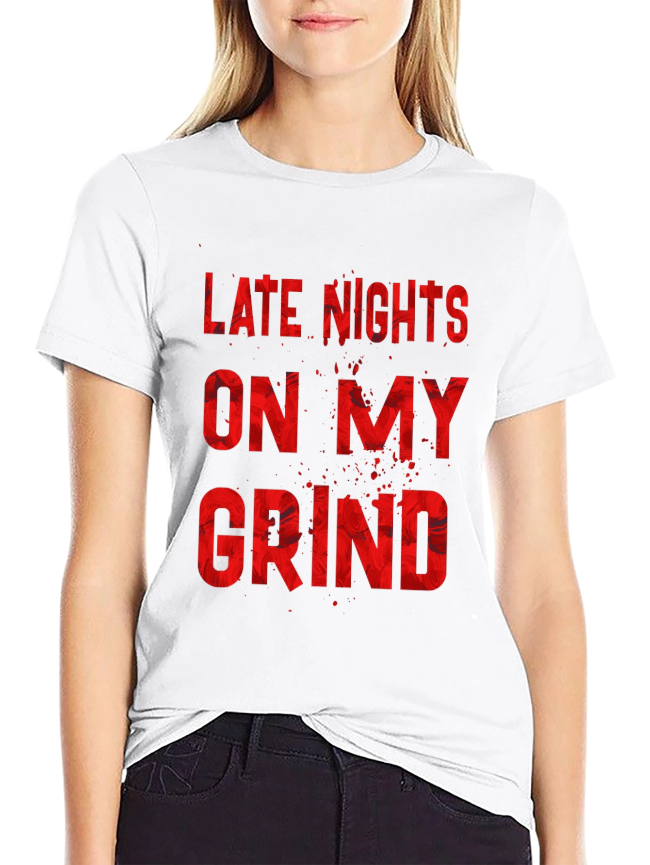 Late Nights On My Grind Graphic T-Shirt
