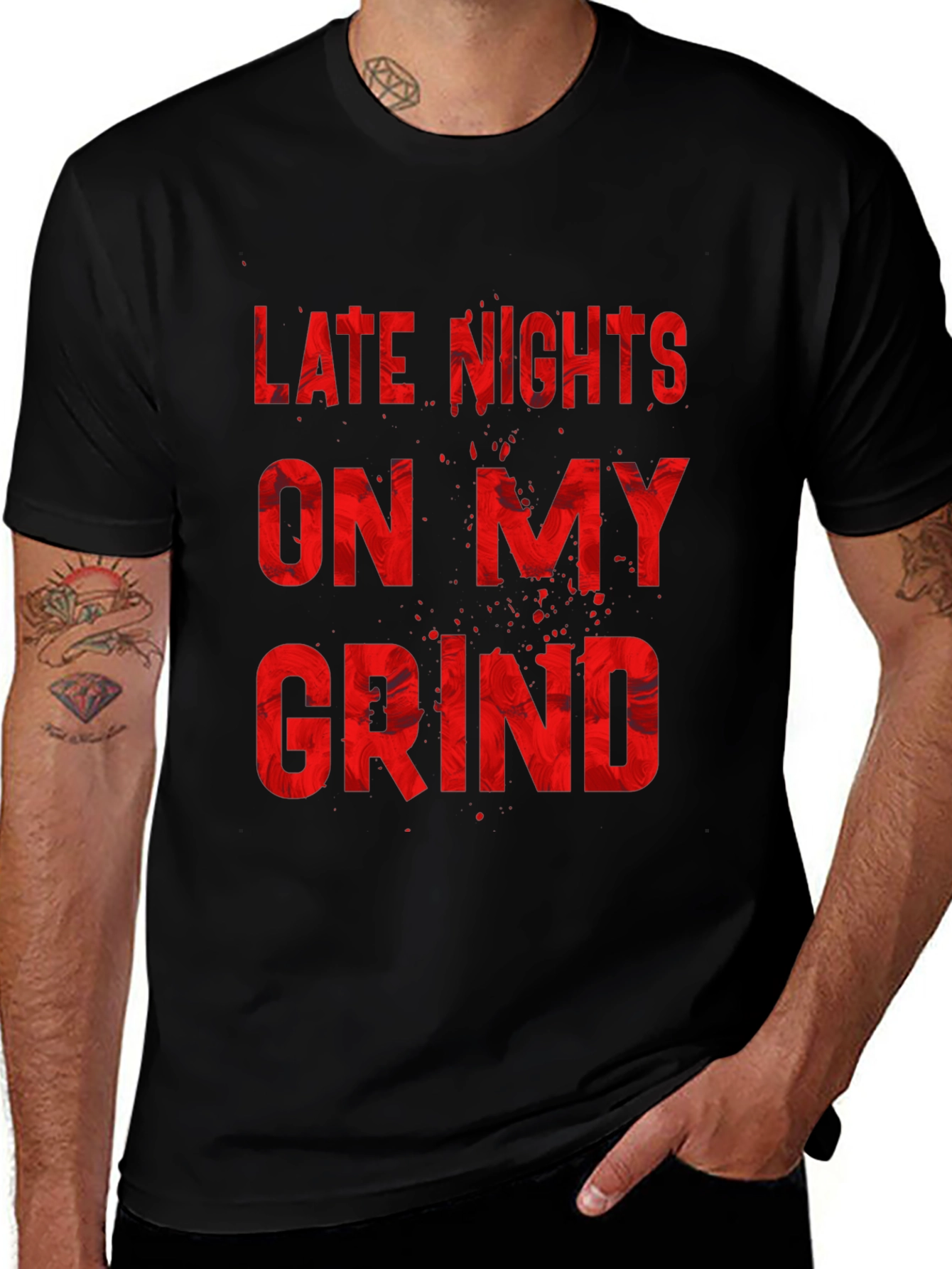 Late Nights On My Grind Graphic T-Shirt